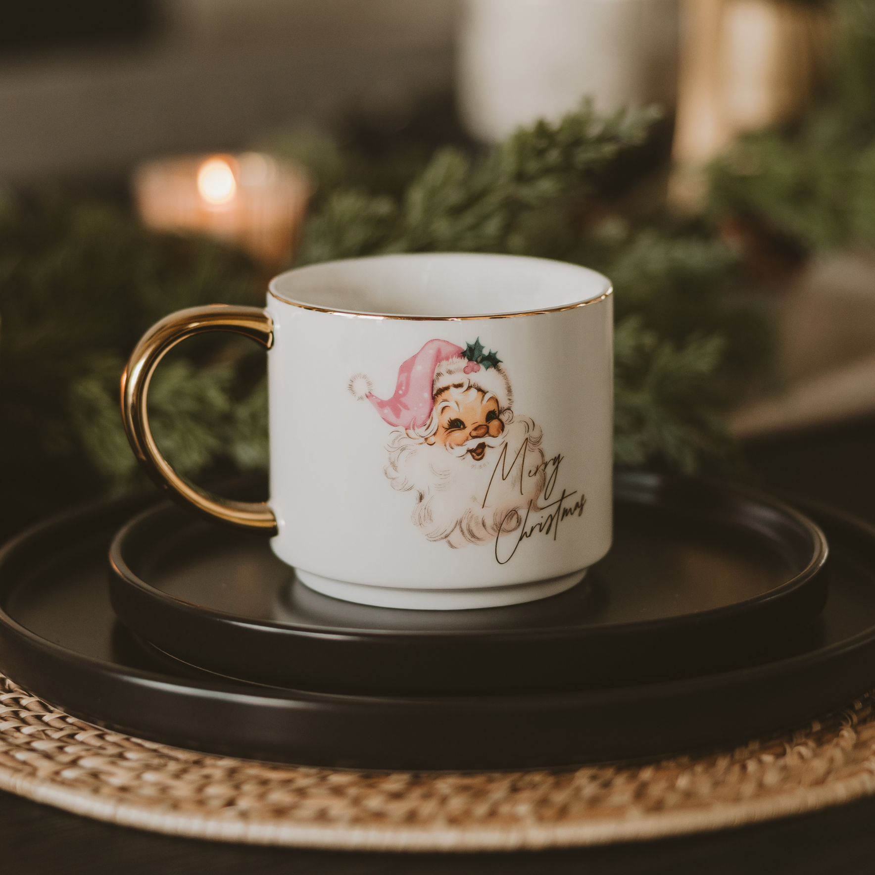 Vintage Santa Coffee Mug