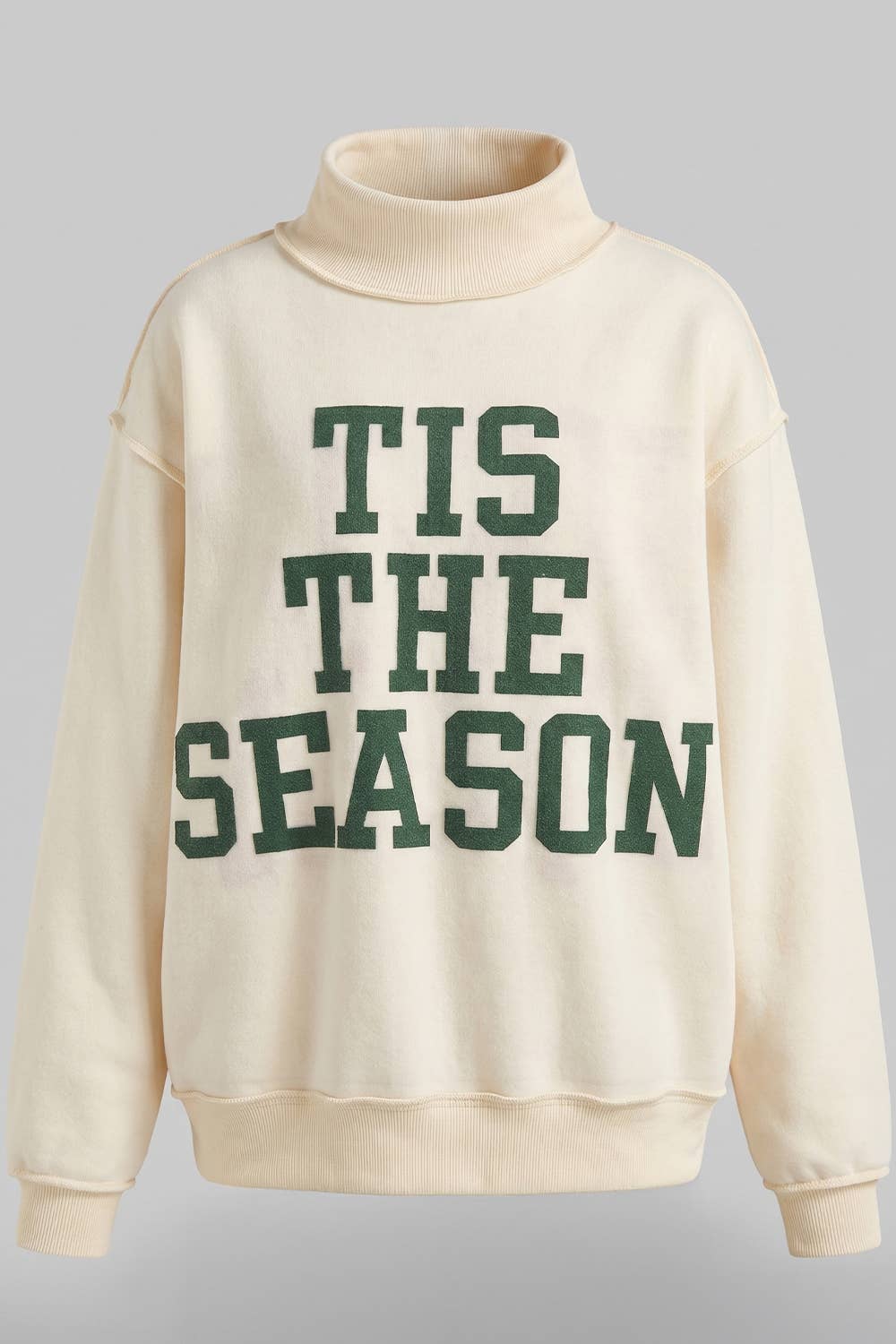 HOLLY JOLLY Reversible Mock-Neck