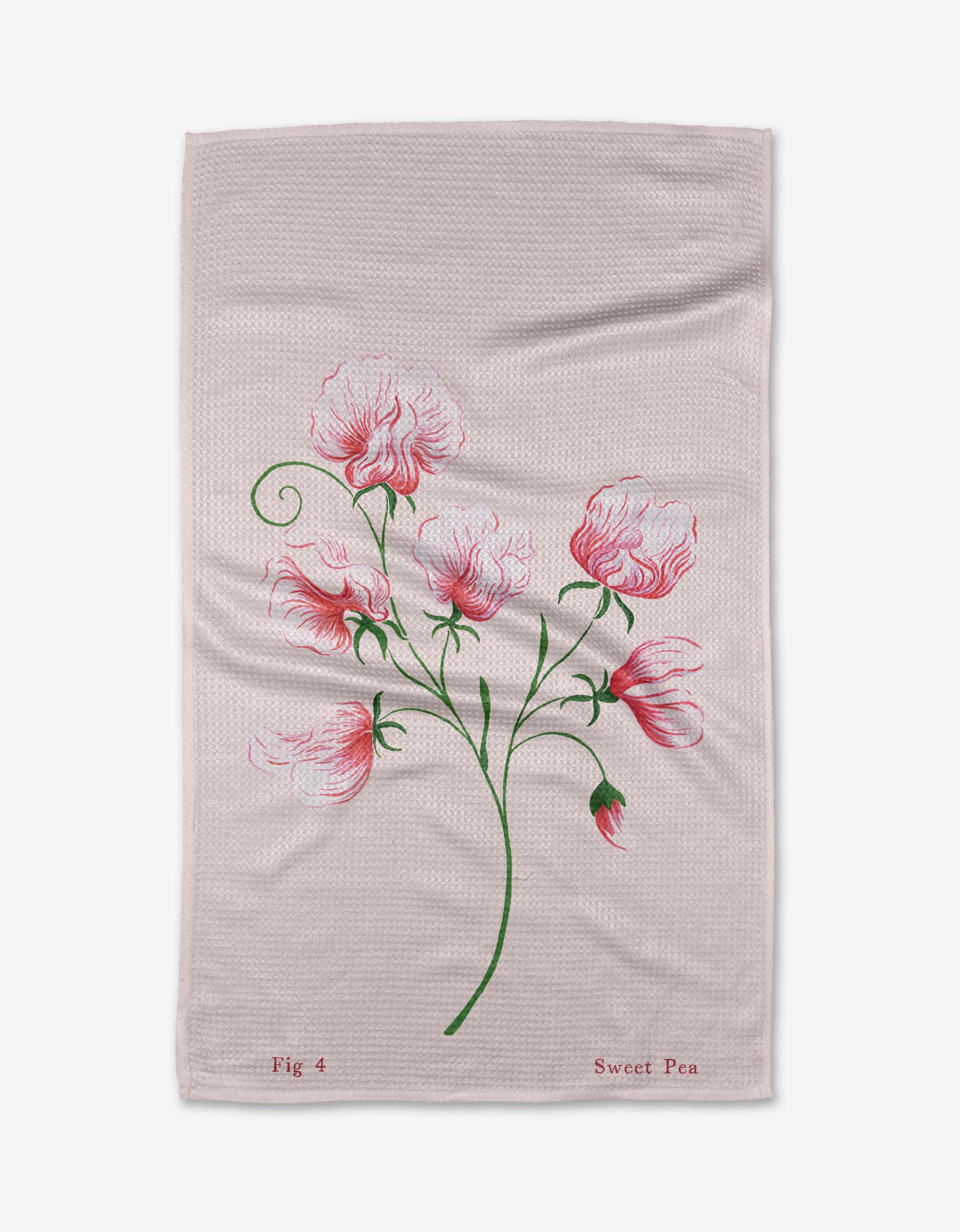 April Sweet Pea Tea Towel