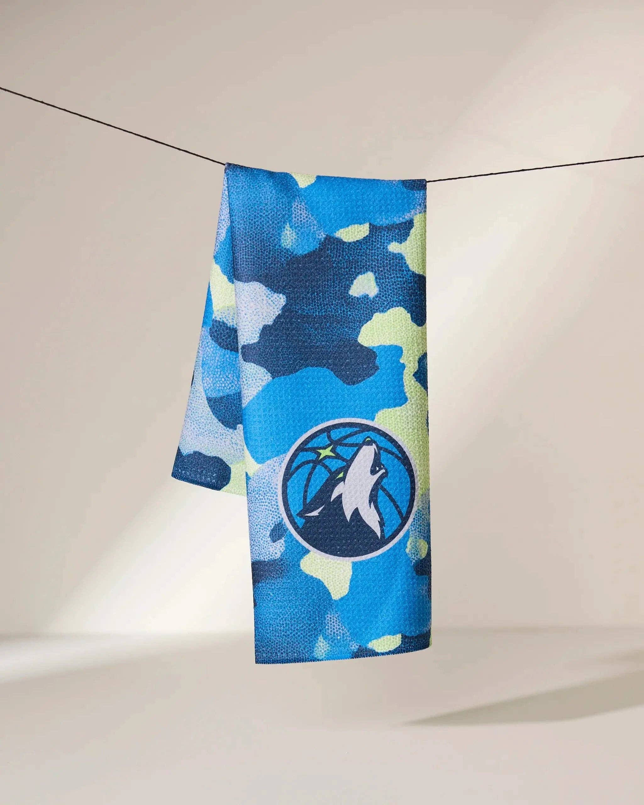 Timberwolves Camo Tea Towel