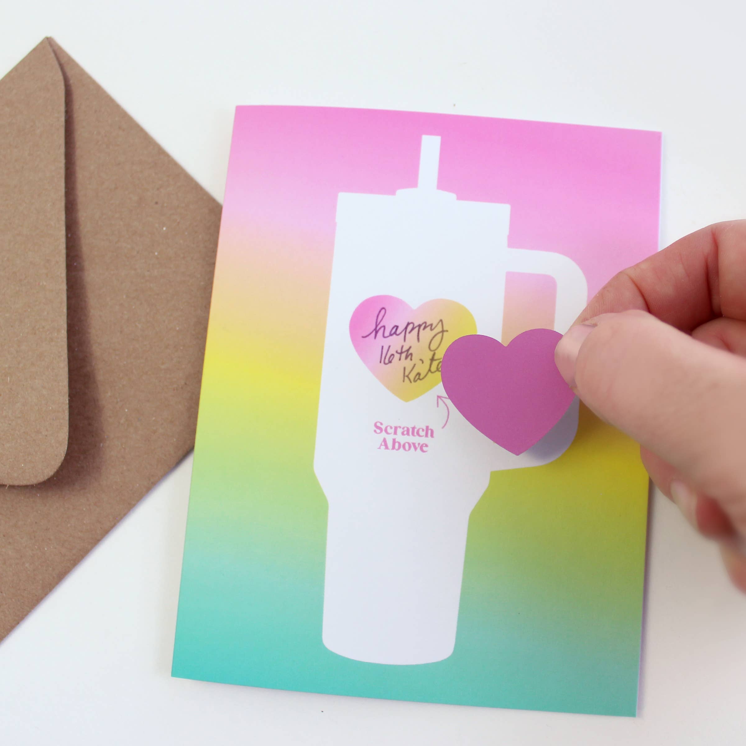 Scratch-off Greeting Card - Stanley Cup