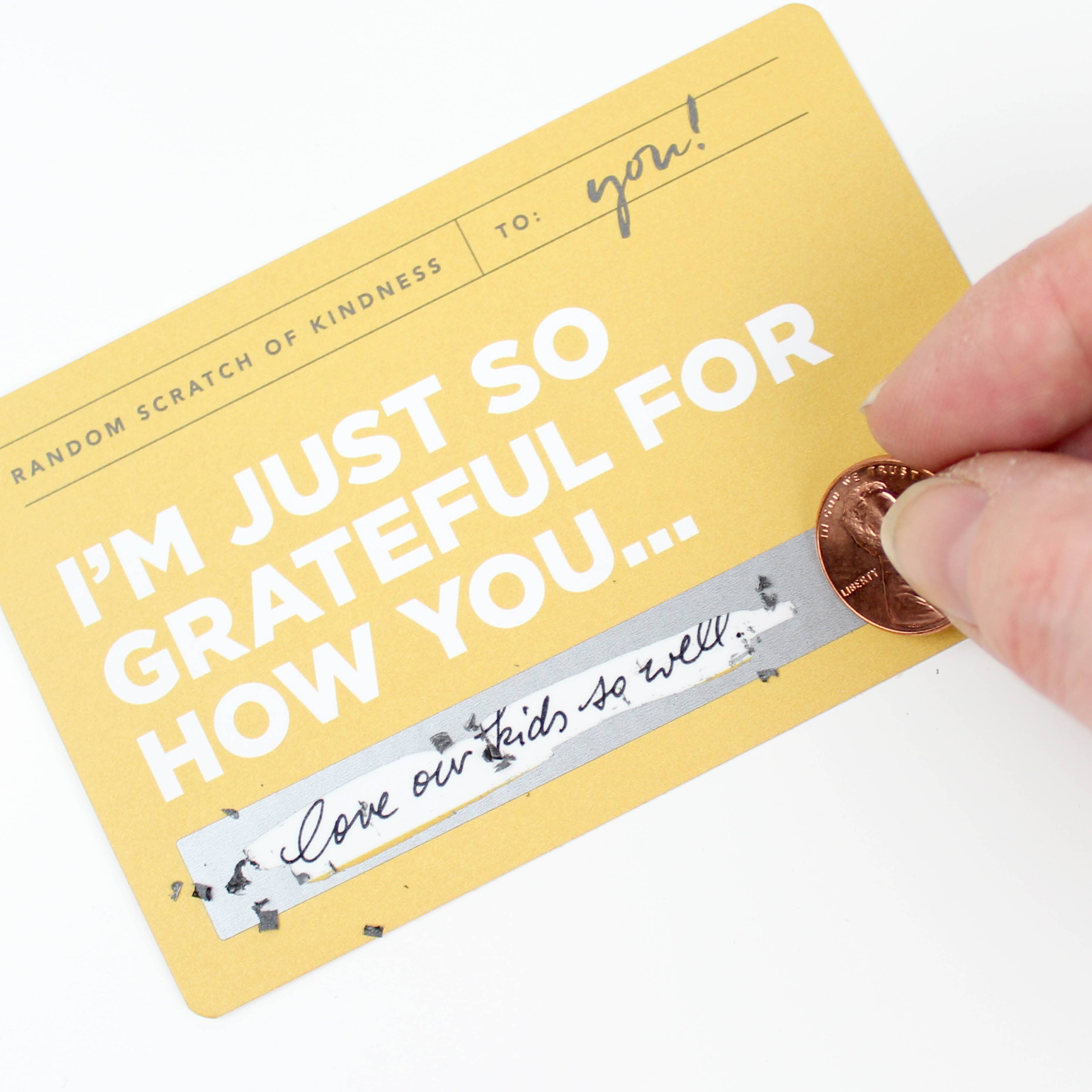 Scratch-off Mini Notes - Random Scratch of Kindness