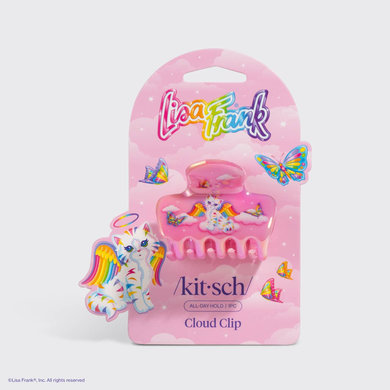 Lisa Frank x Kitsch Cloud Clip in Angel Kitty™