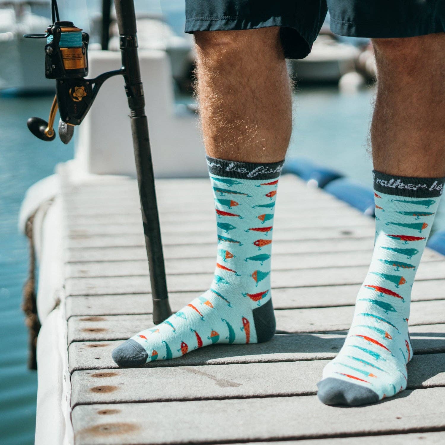 I'd Rather Be Fishing Socks