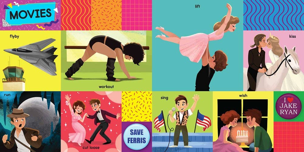 First 100 Words From The 80s Board Book