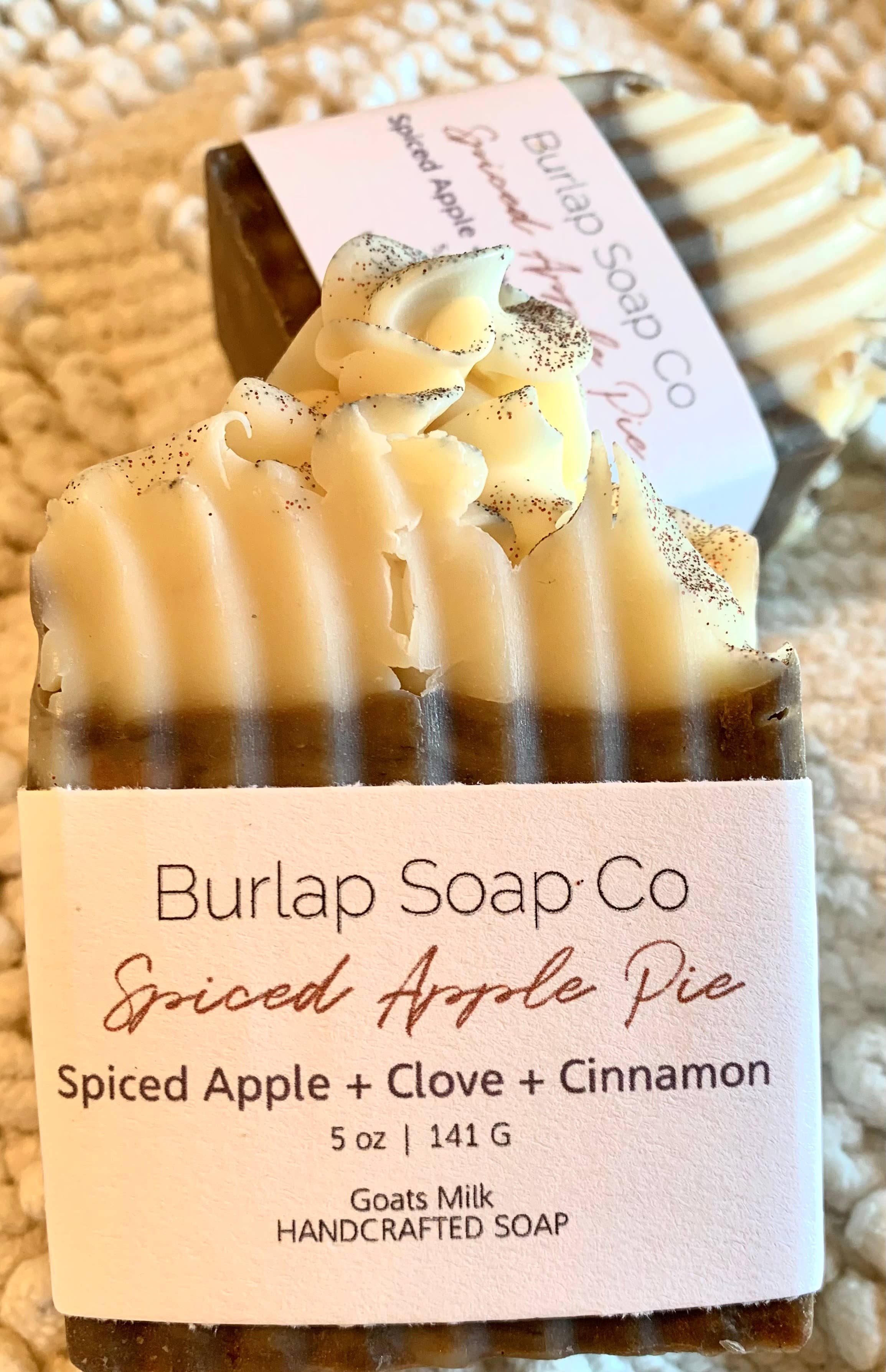 Spiced Apple Pie Handcrafted Goats Milk Soap