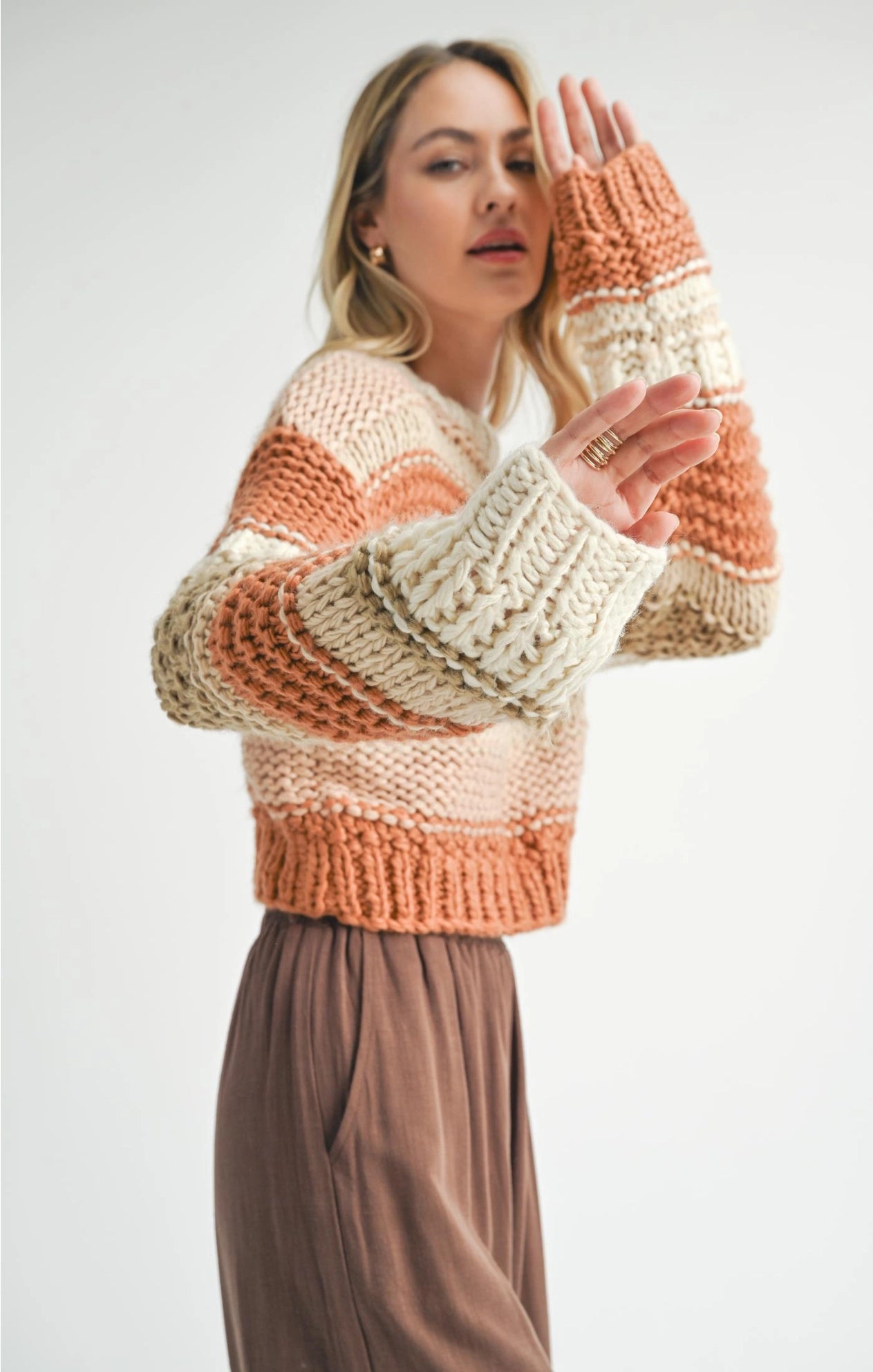 Butter Pecan Chunky Sweater