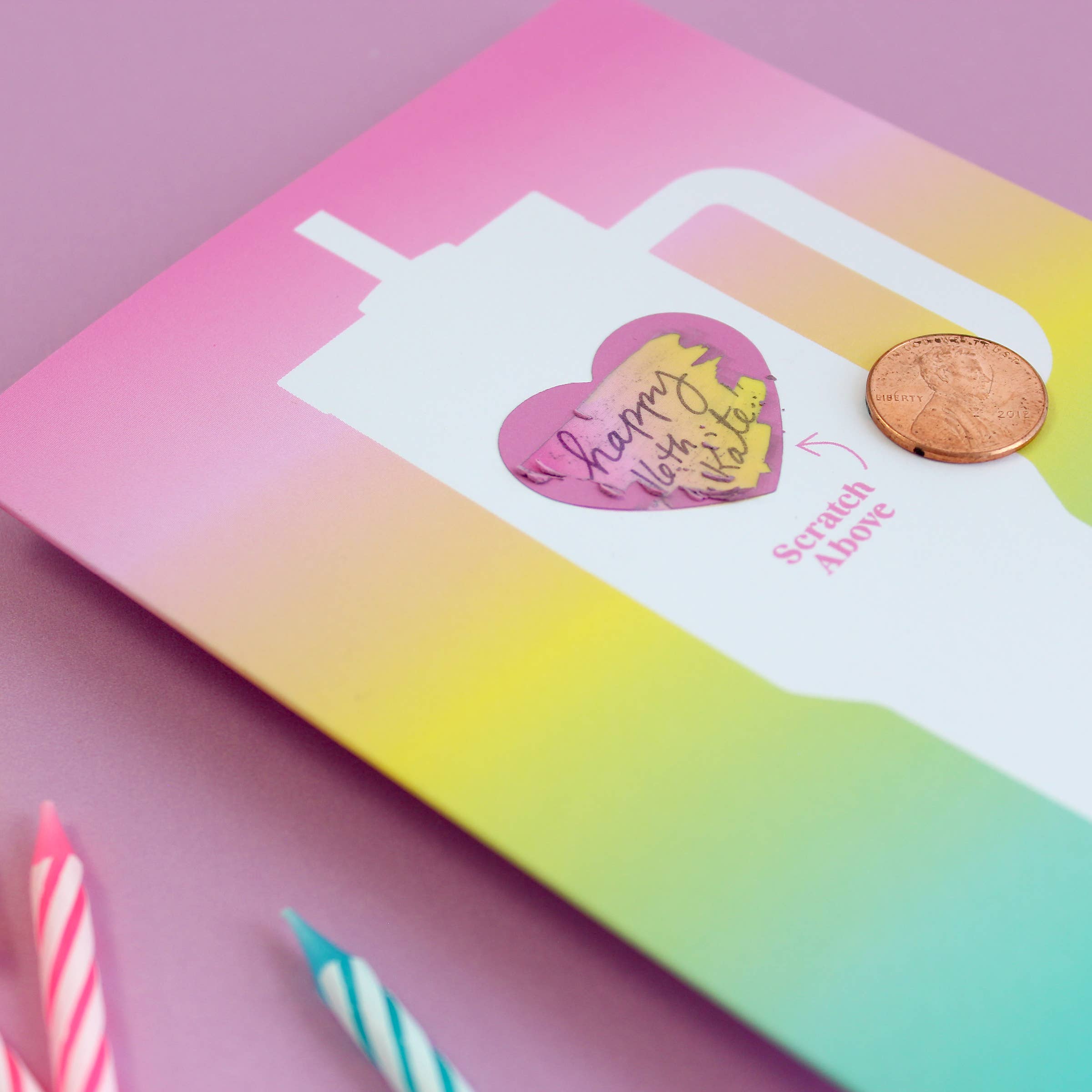 Scratch-off Greeting Card - Stanley Cup