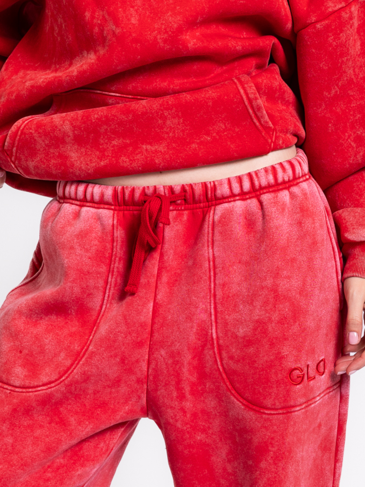Kingdom Essential Hoodie - Snow Wash - True Red