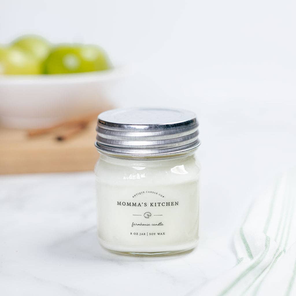 Soy Wax Mason Jar Candle - Momma's Kitchen