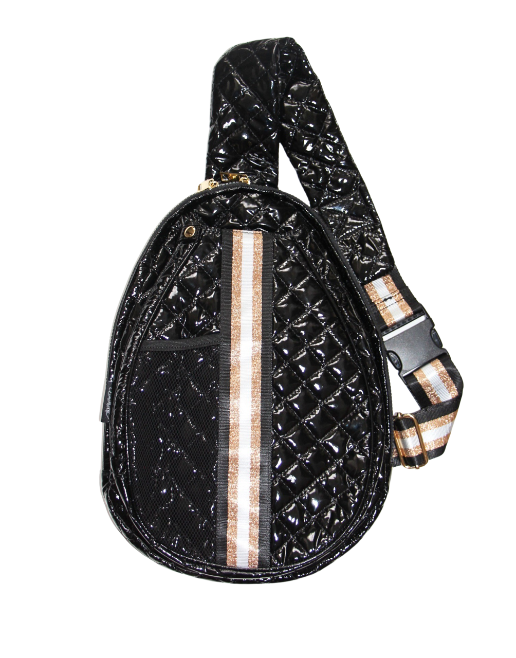 Grace Pickle Ball Sling Black Patent