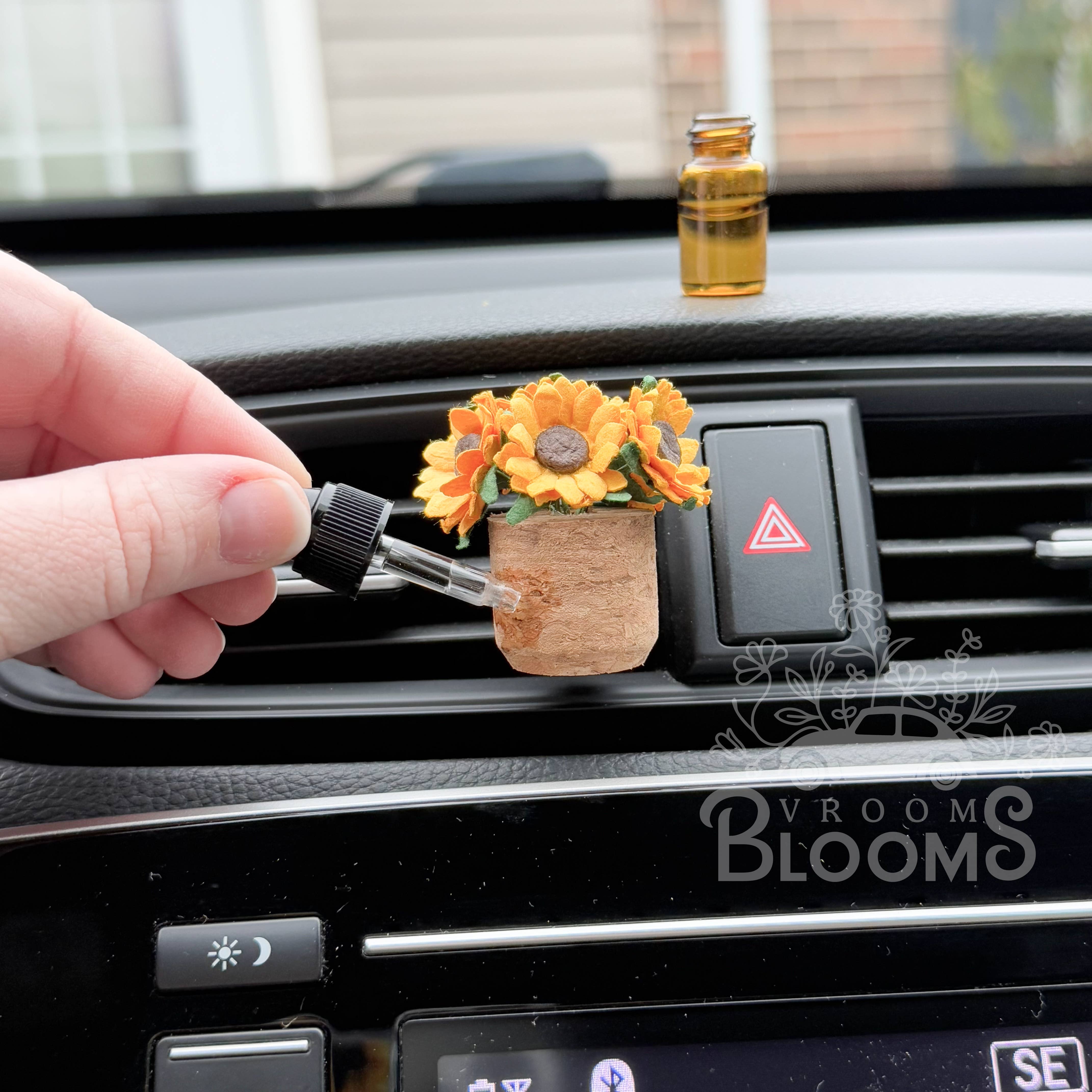 Plant Car Vent Clip Air Freshener Diffuser (Reusable)
