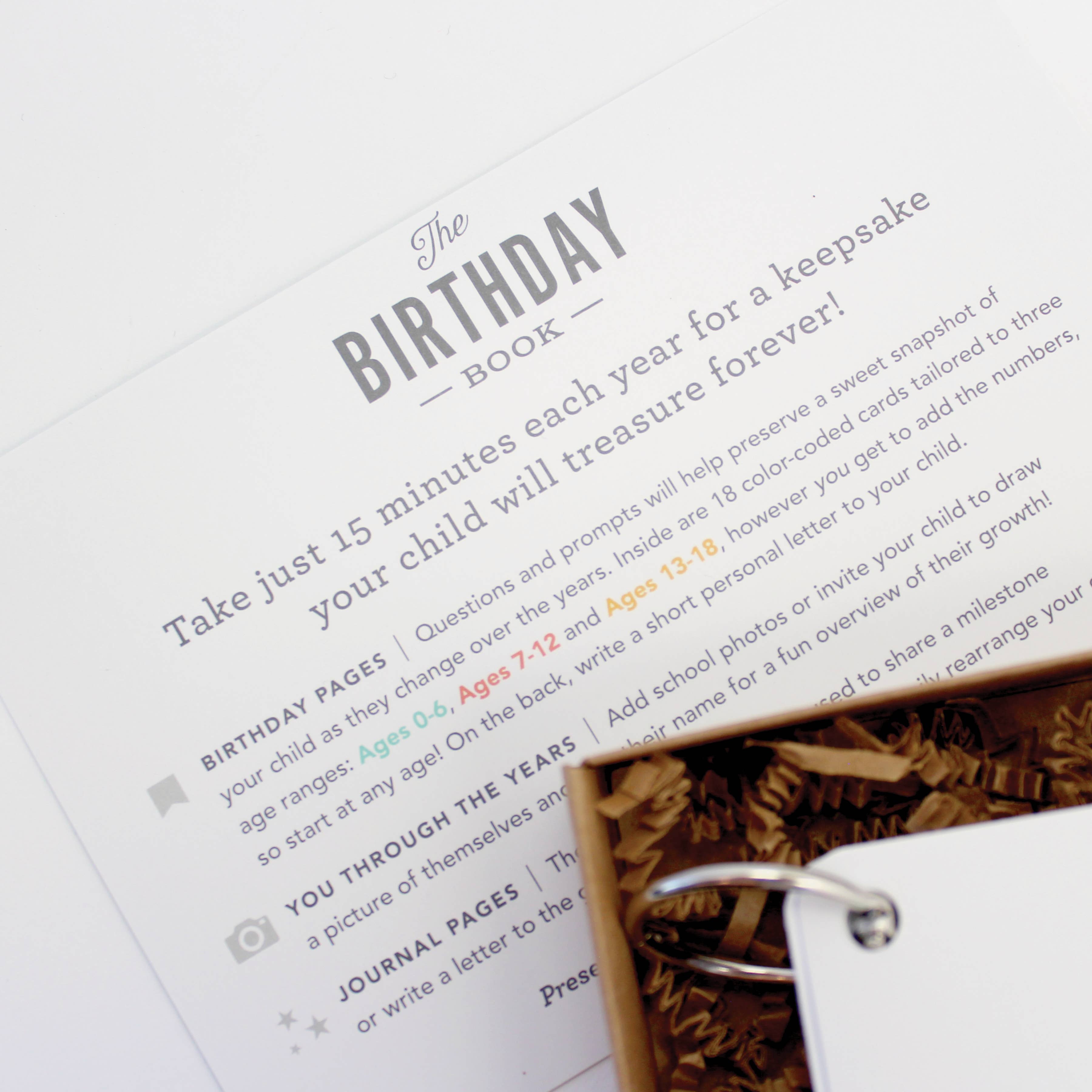 Journal - The Birthday Book