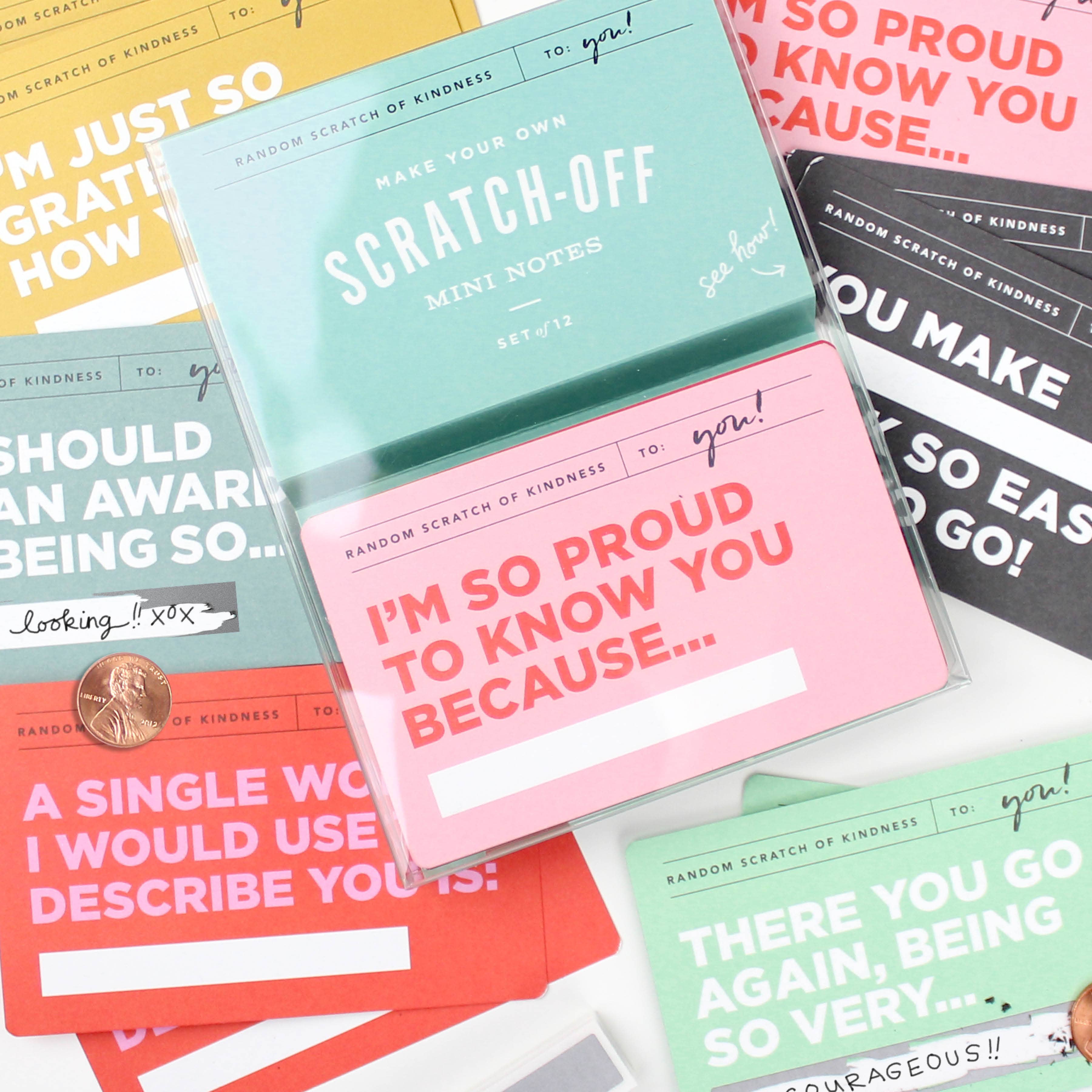 Scratch-off Mini Notes - Random Scratch of Kindness