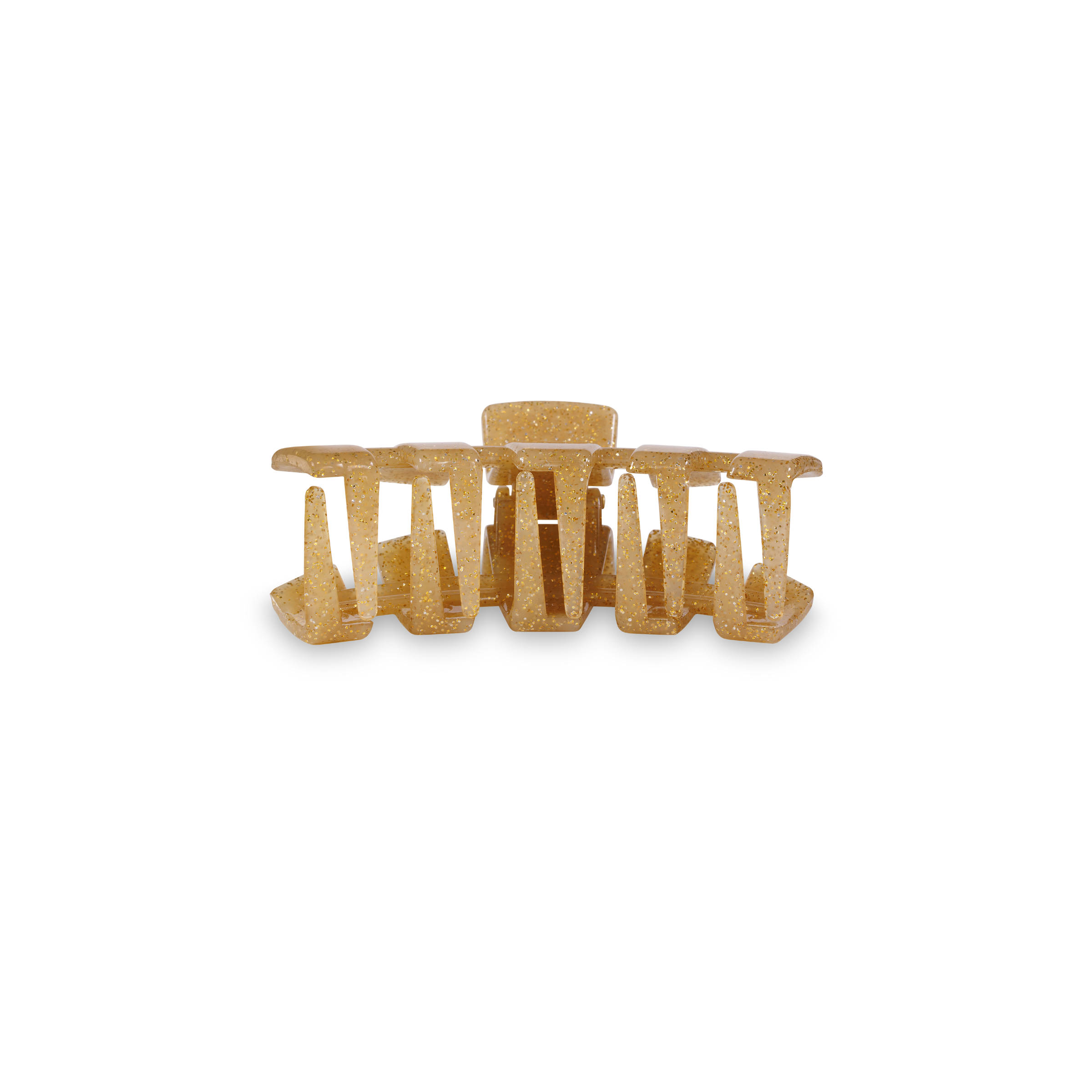 Classic Gold Glitter Tiny Hair Clip