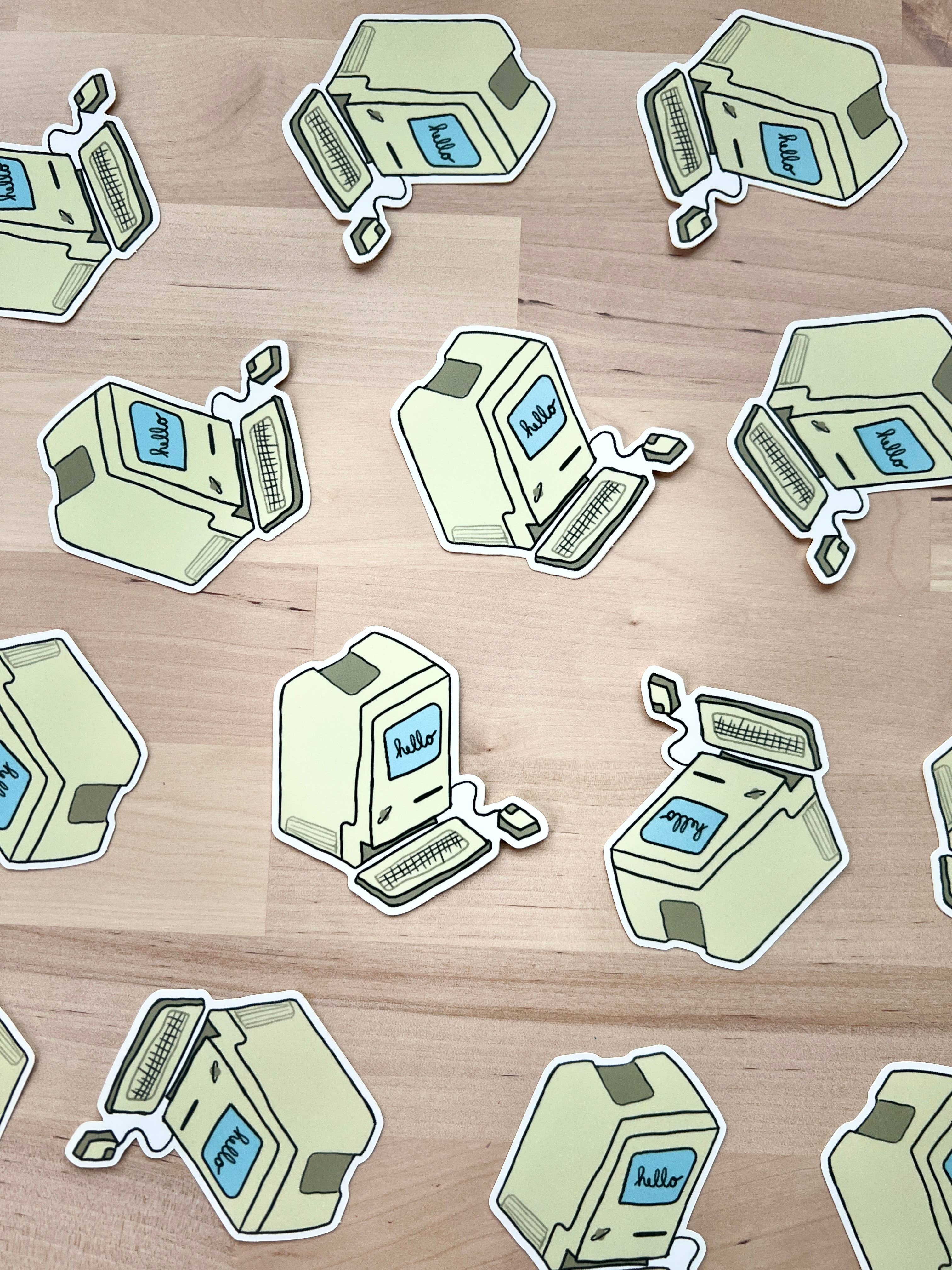 Apple Macintosh Sticker