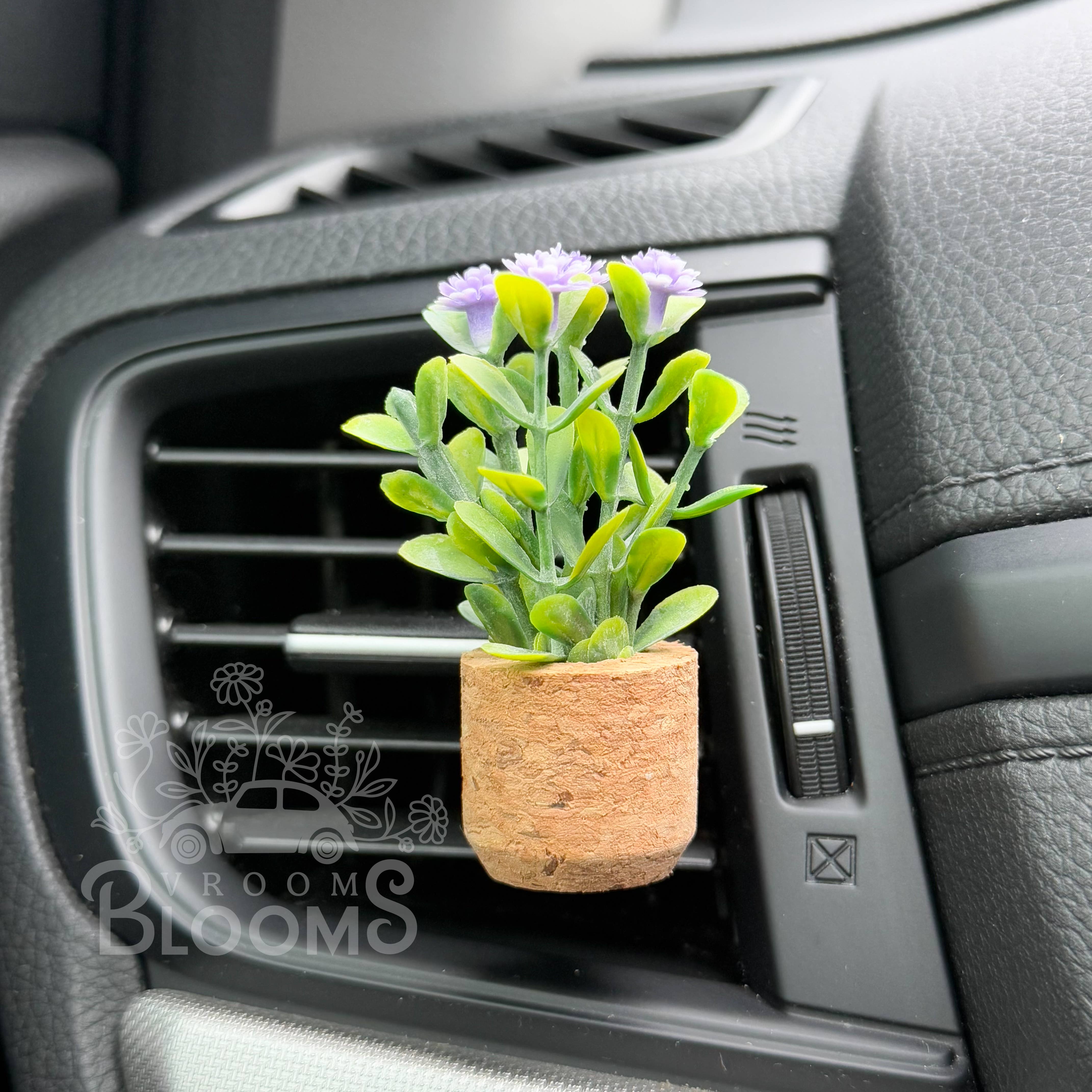 Plant Car Vent Clip Air Freshener Diffuser (Reusable)