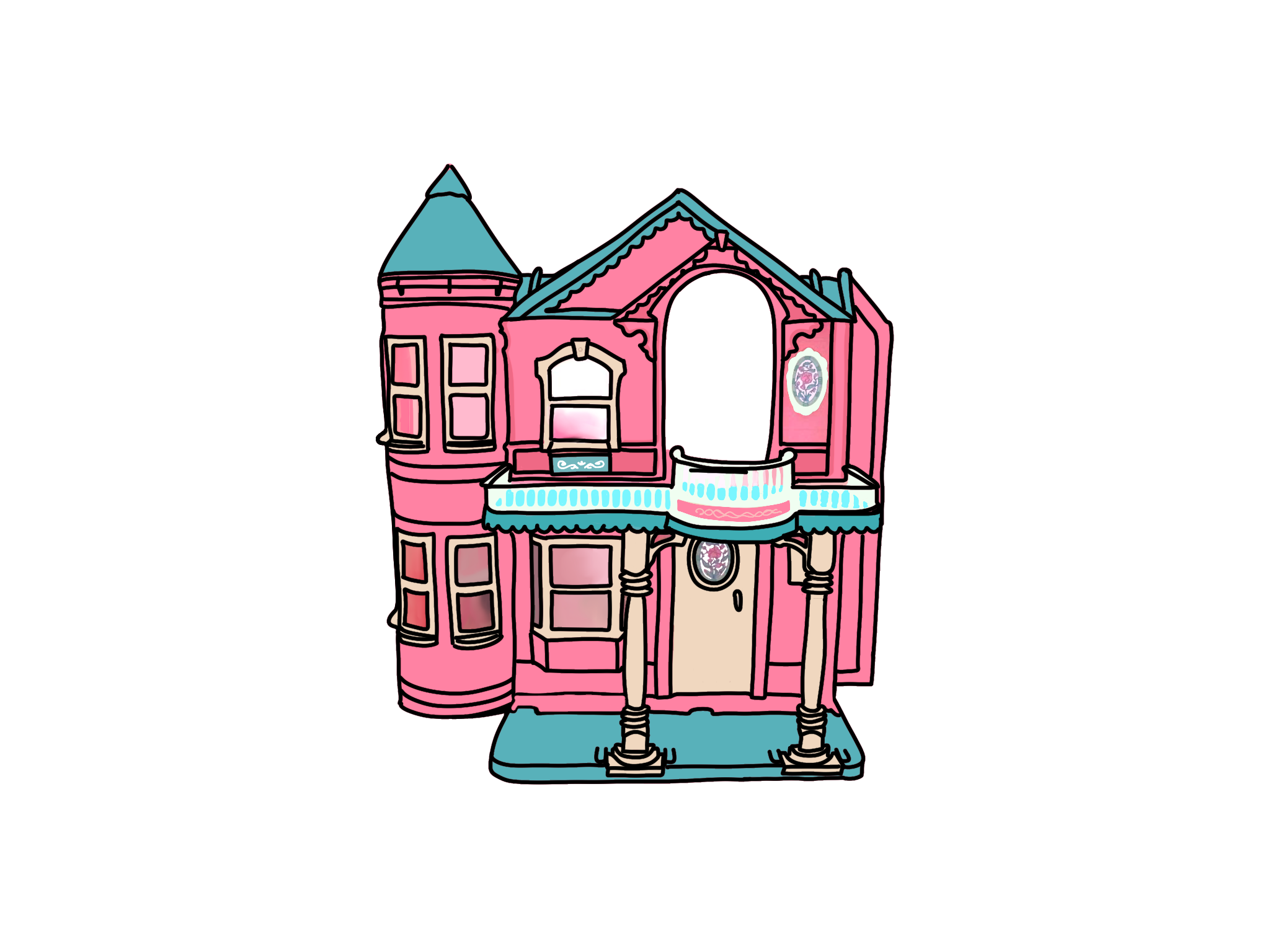 Barbie Dream House Sticker