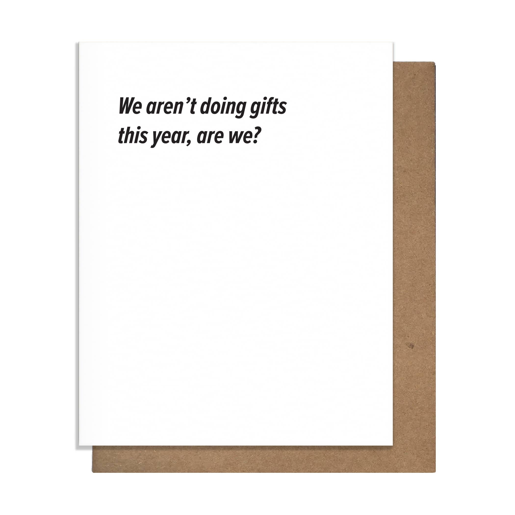 Gift Year - Season's Greetings Card