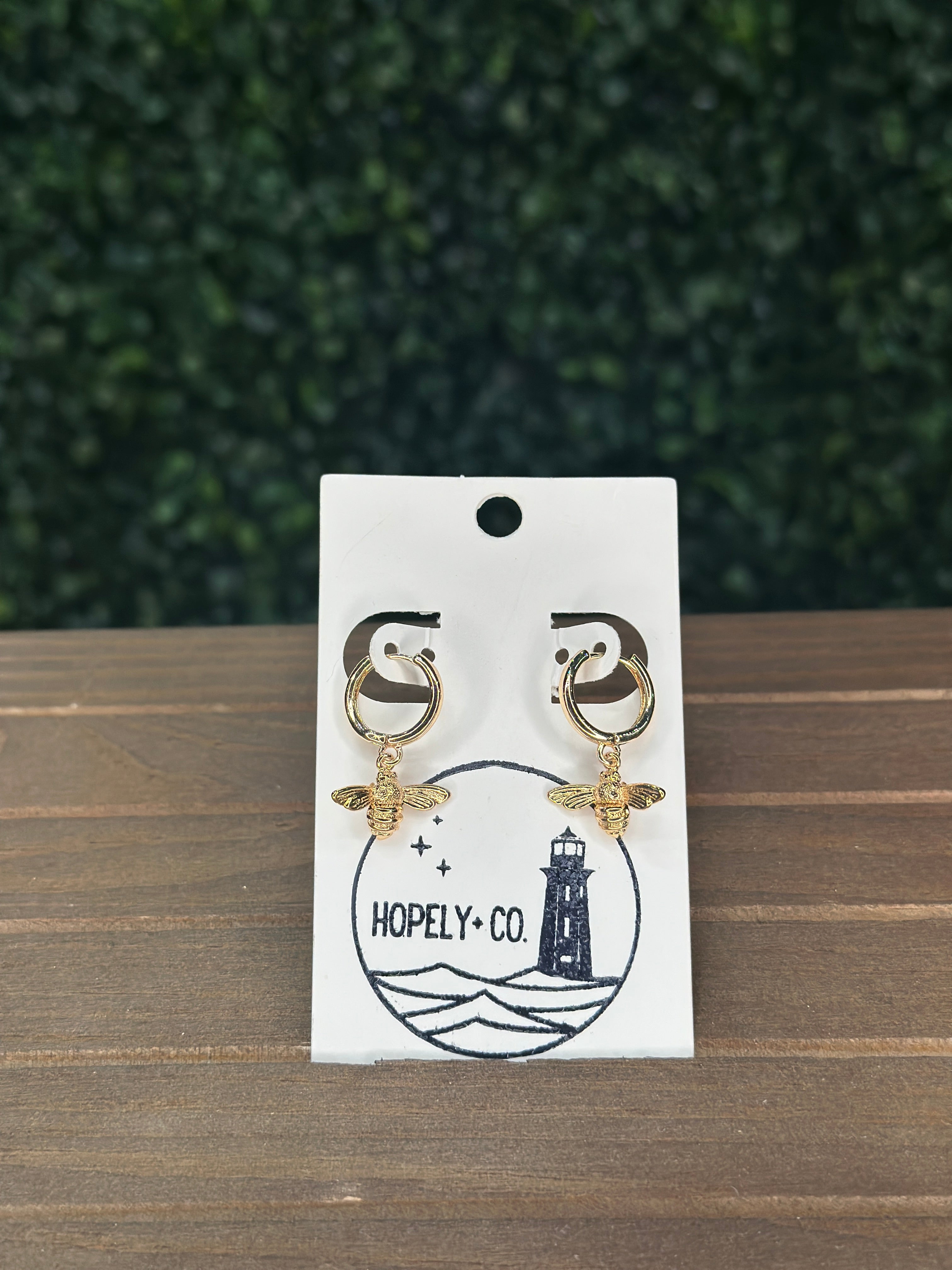 Hopely + Co - Huggie Hoops