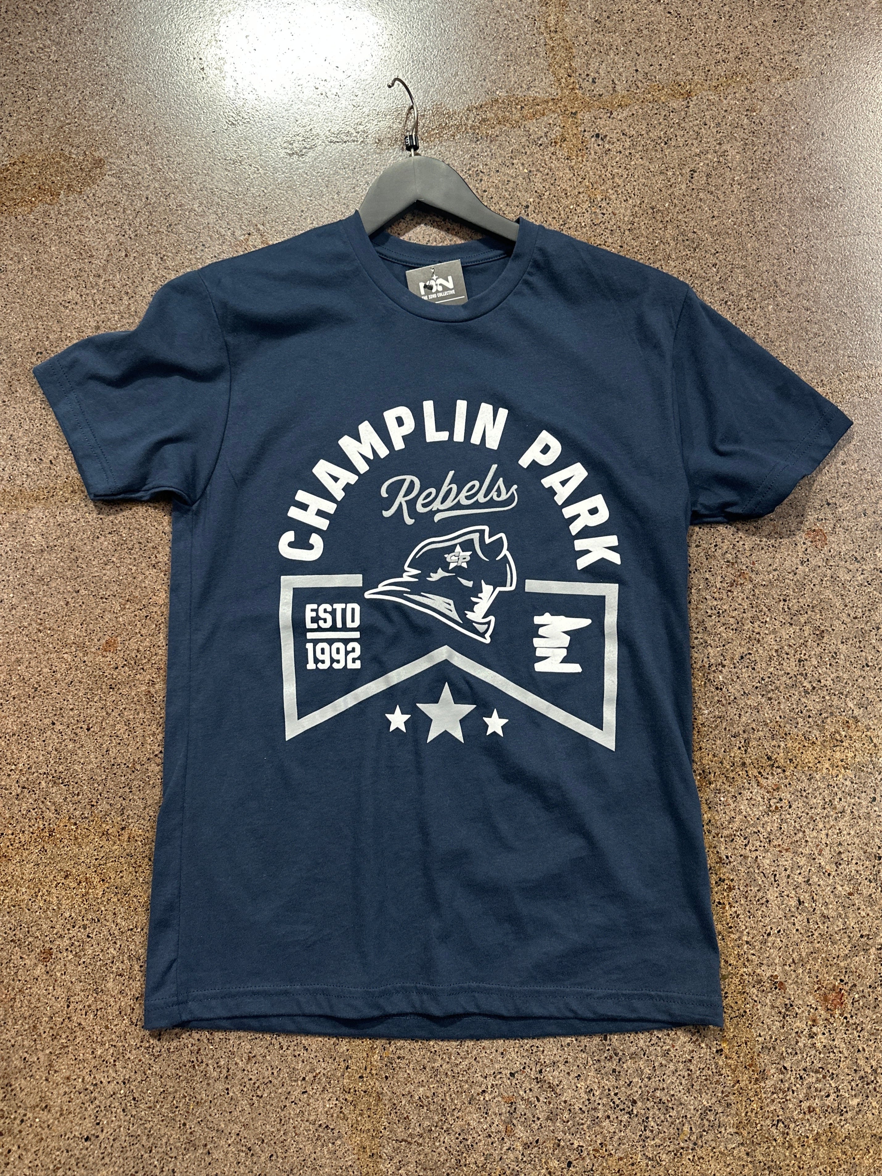 Champlin Park Rebels Text Tee