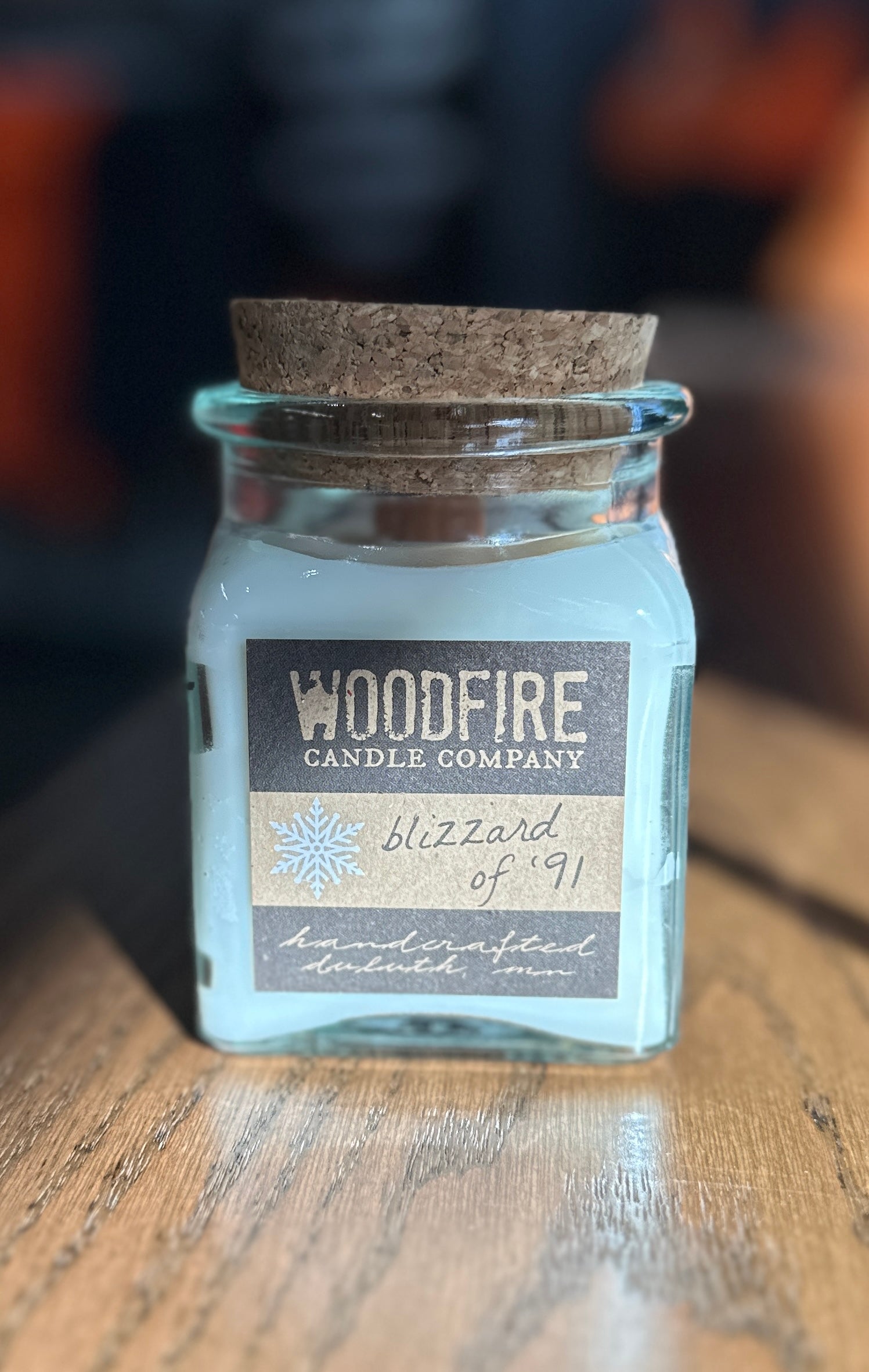 Blizzard of '91 Candle