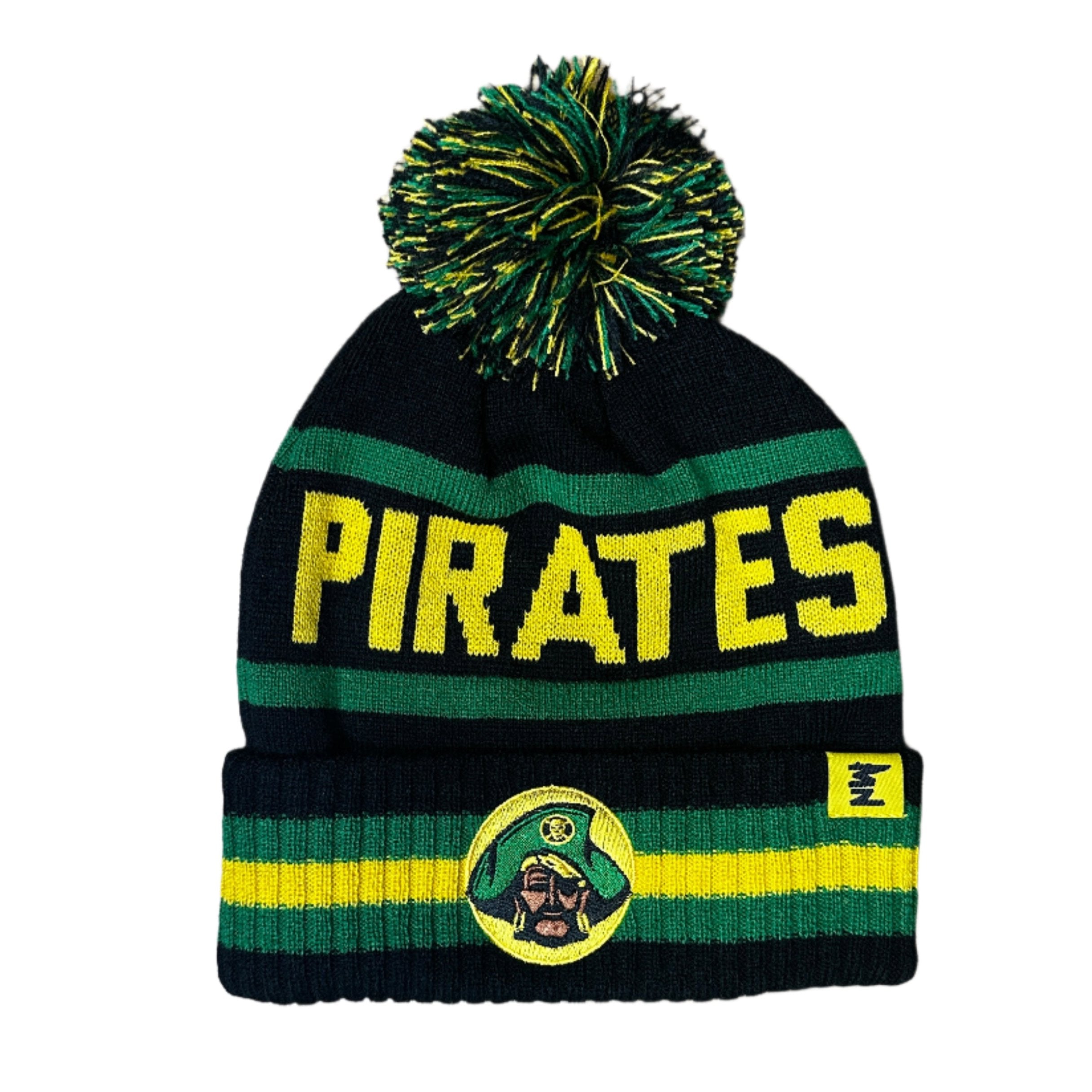 Park Center Pirates Cuff Knit Pom Beanie