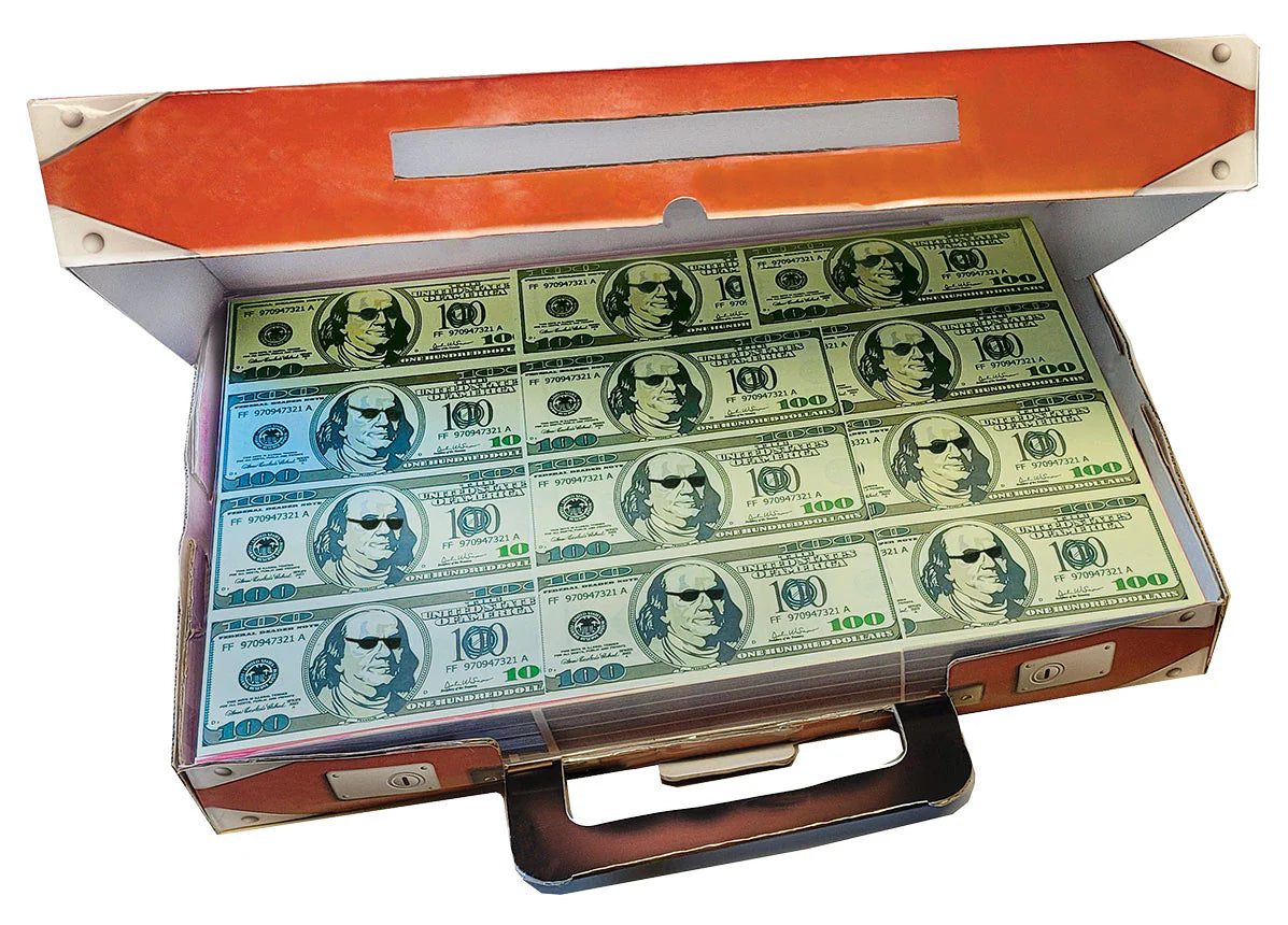 Briefcase Full Of Cash Gift Boxes