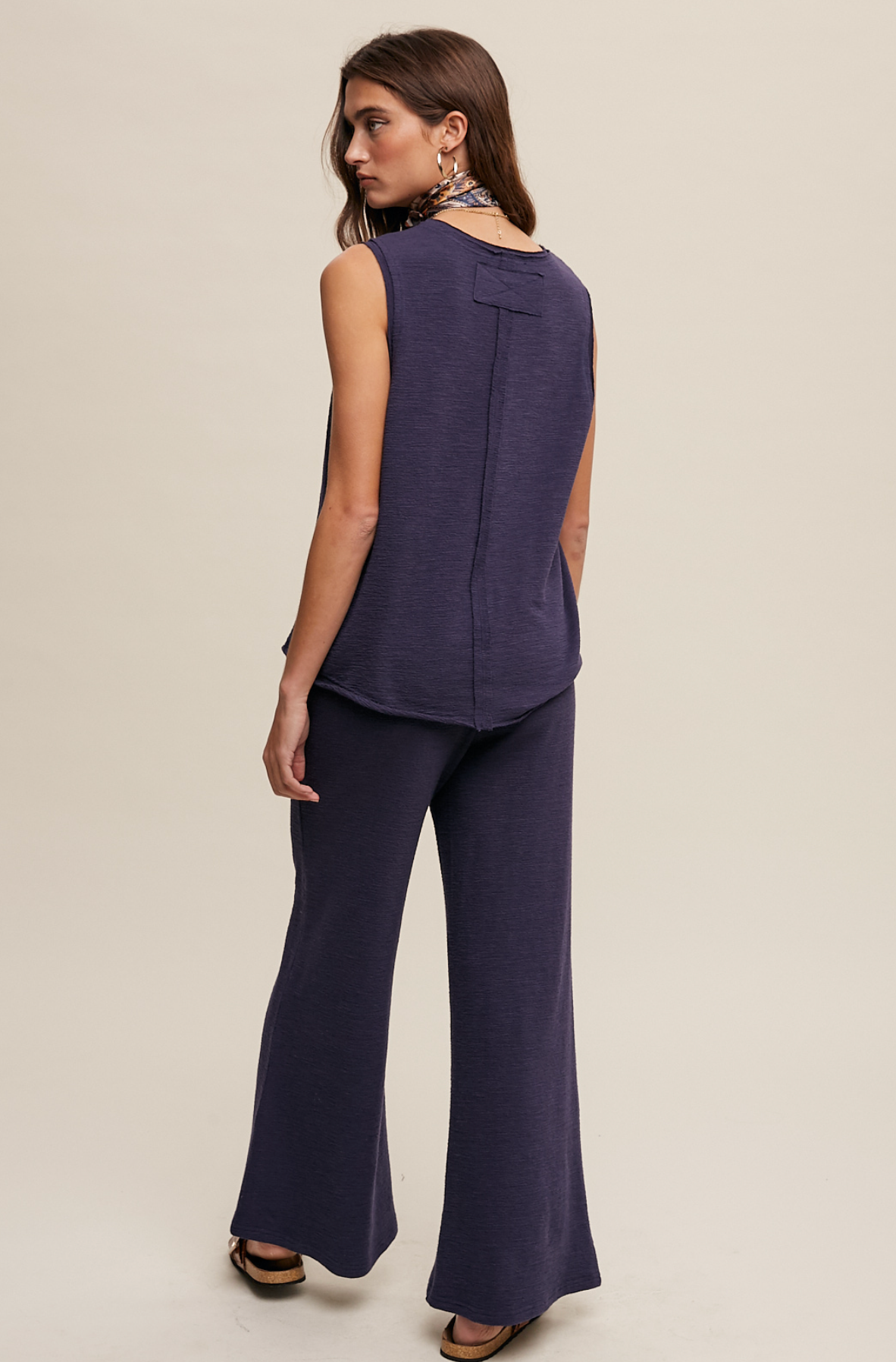 Soft Knit Tank and Sweatpants Set