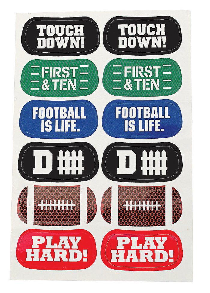Football Face Tattoos