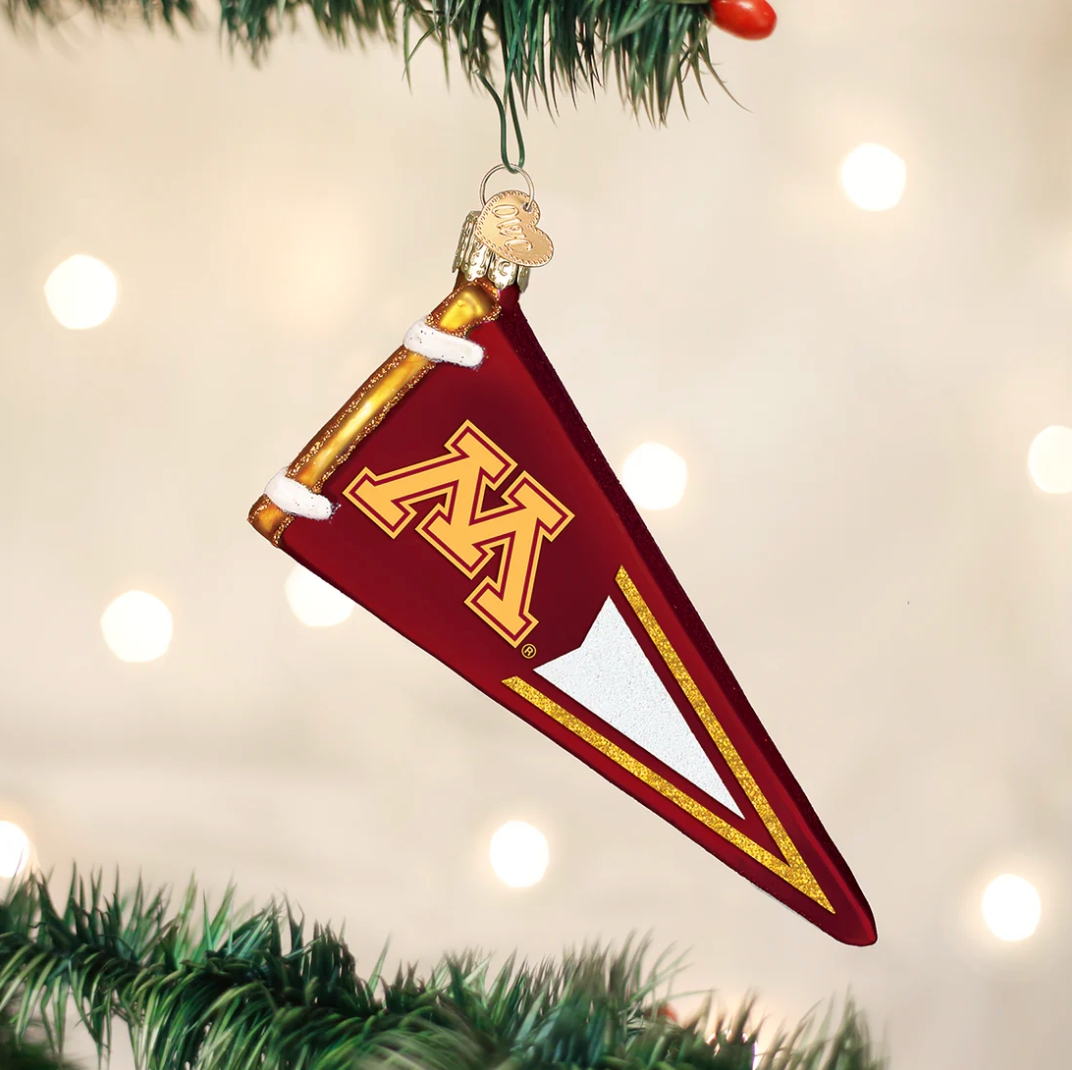 Minnesota Pennant Ornament