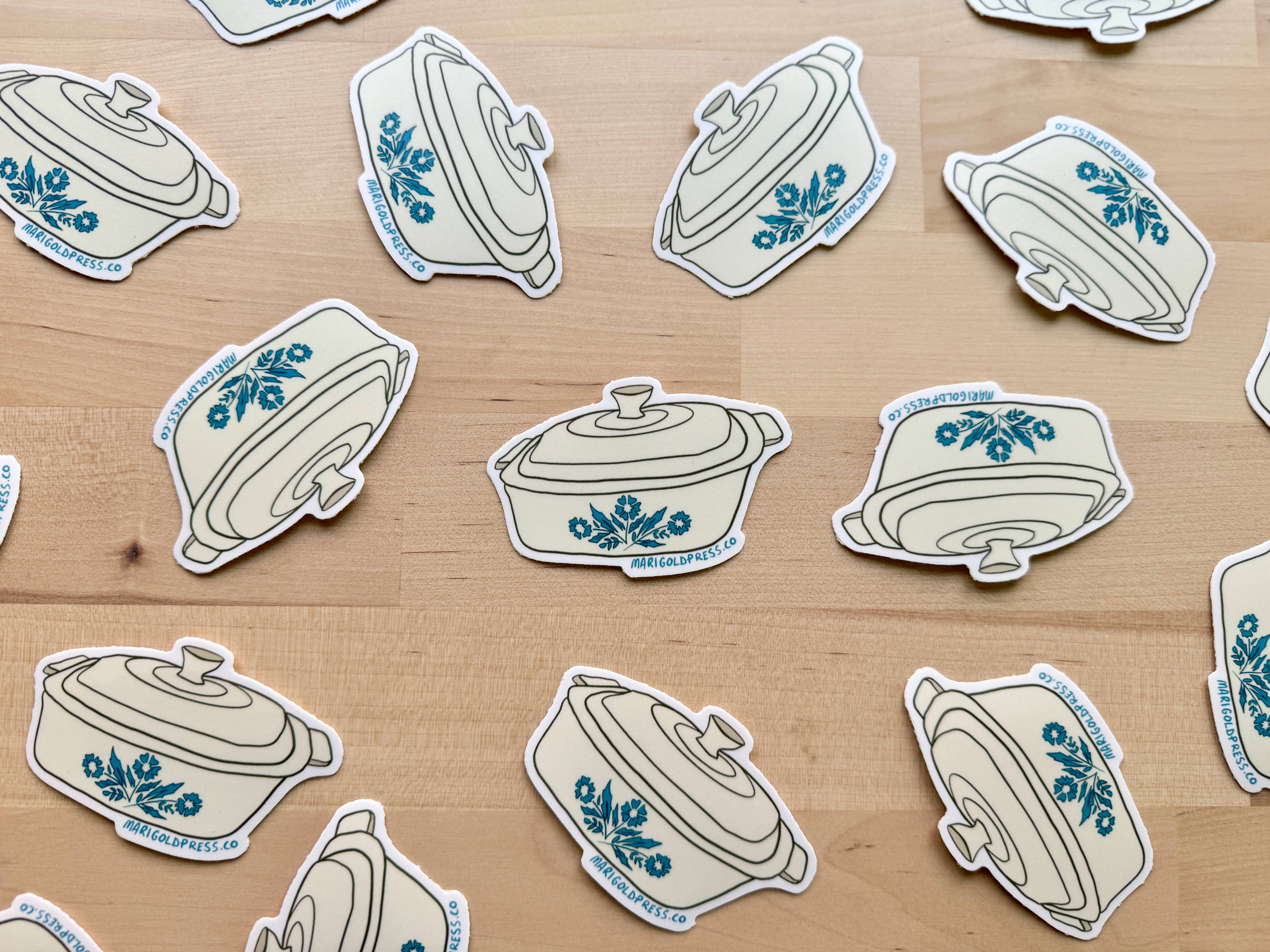 Vintage Corningware/Pyrex Sticker