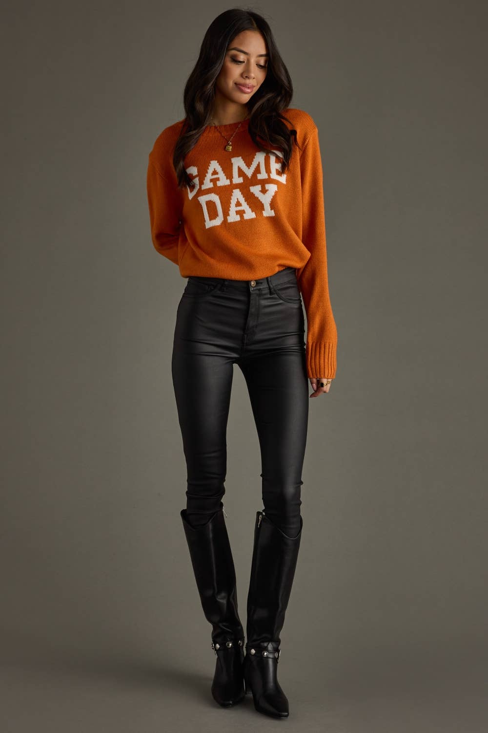 Orange Game Day Sweater