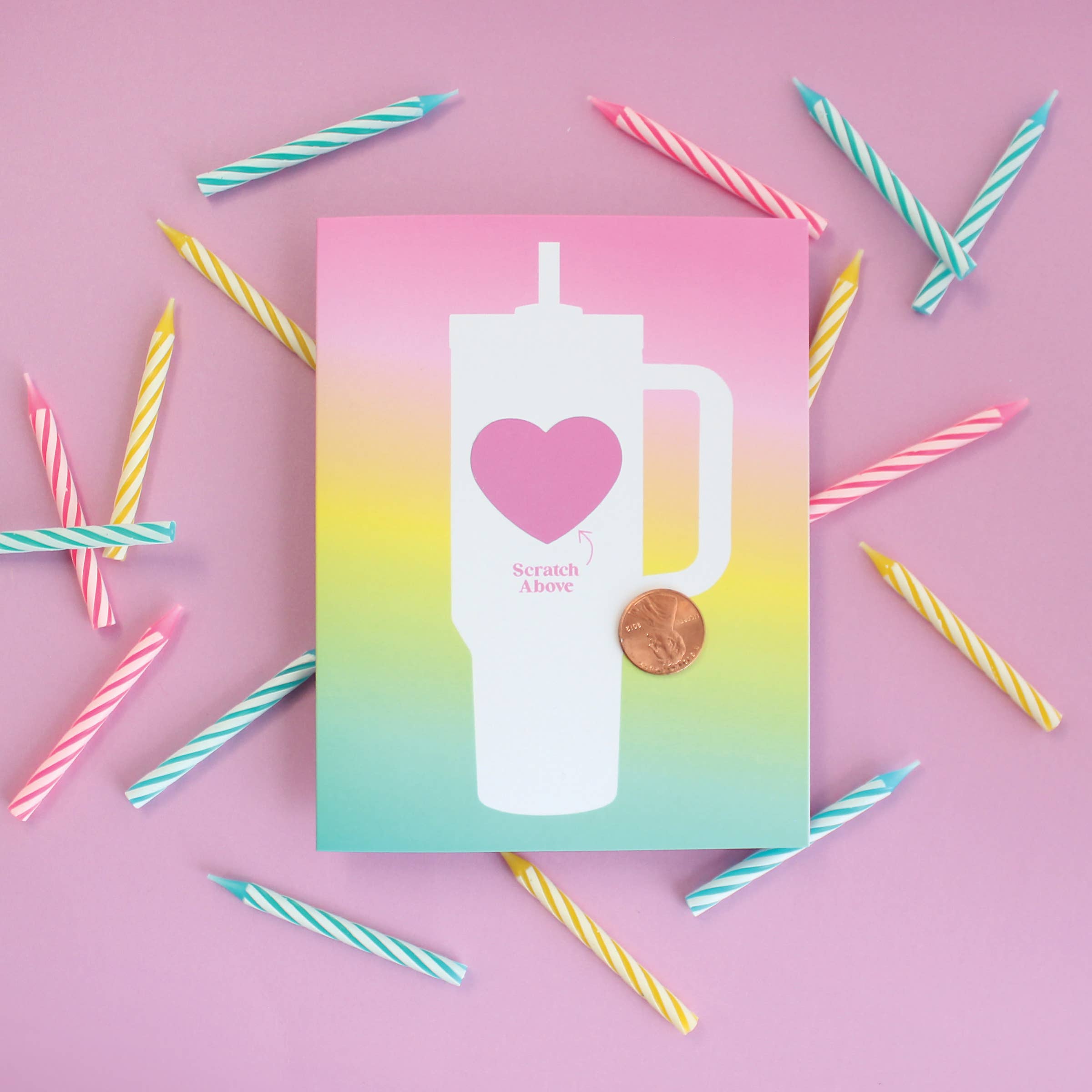 Scratch-off Greeting Card - Stanley Cup