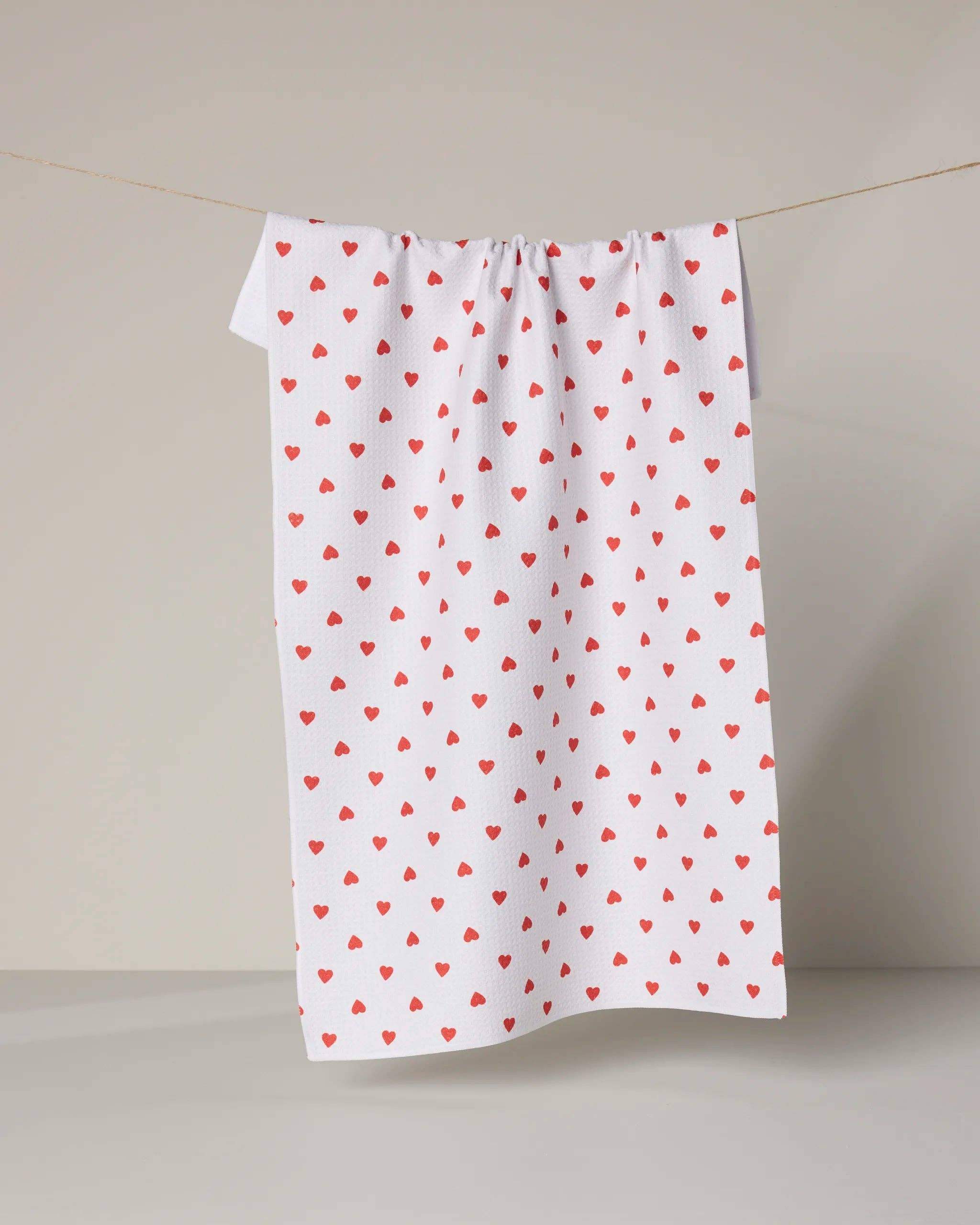 Baby Hearts Tea Towel