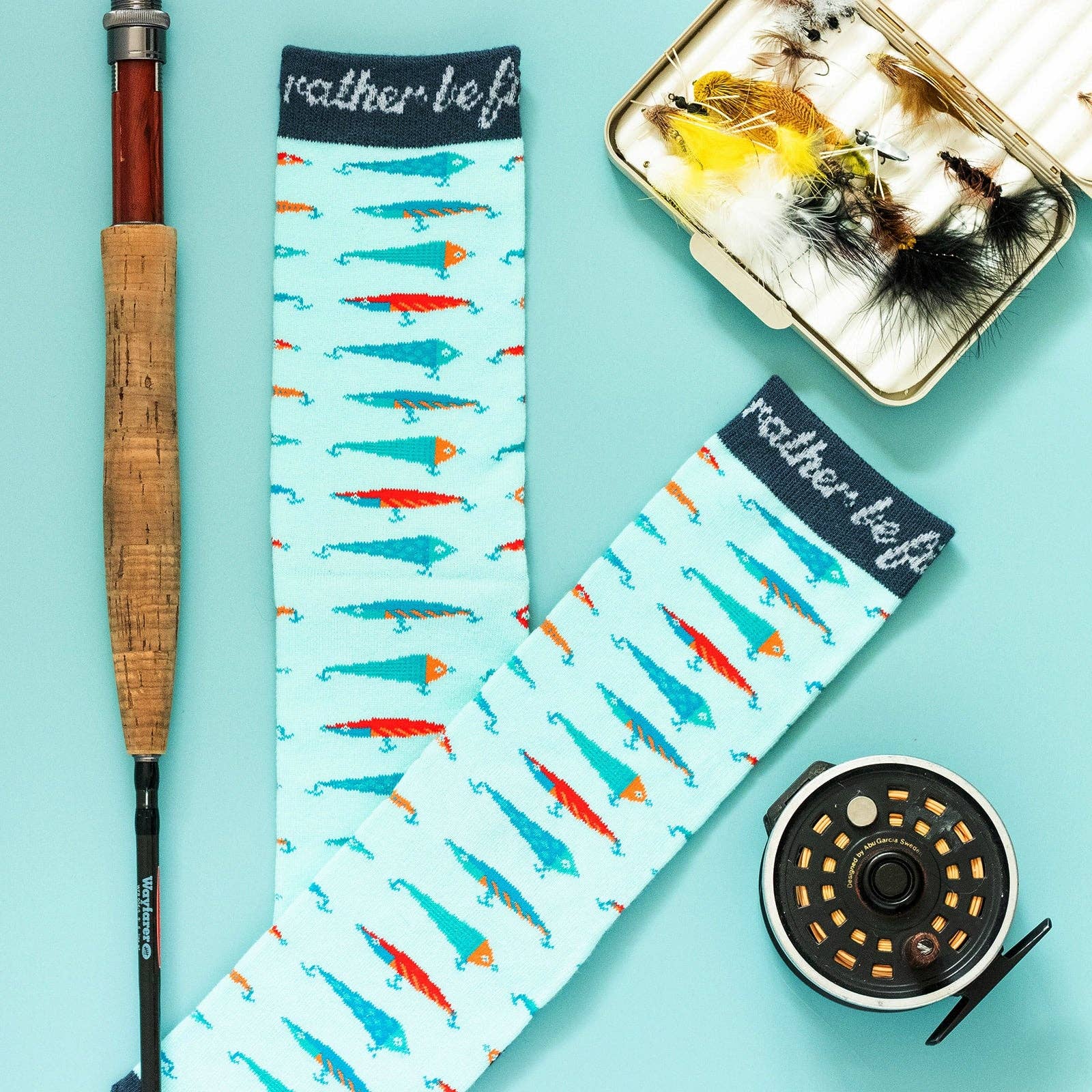 I'd Rather Be Fishing Socks