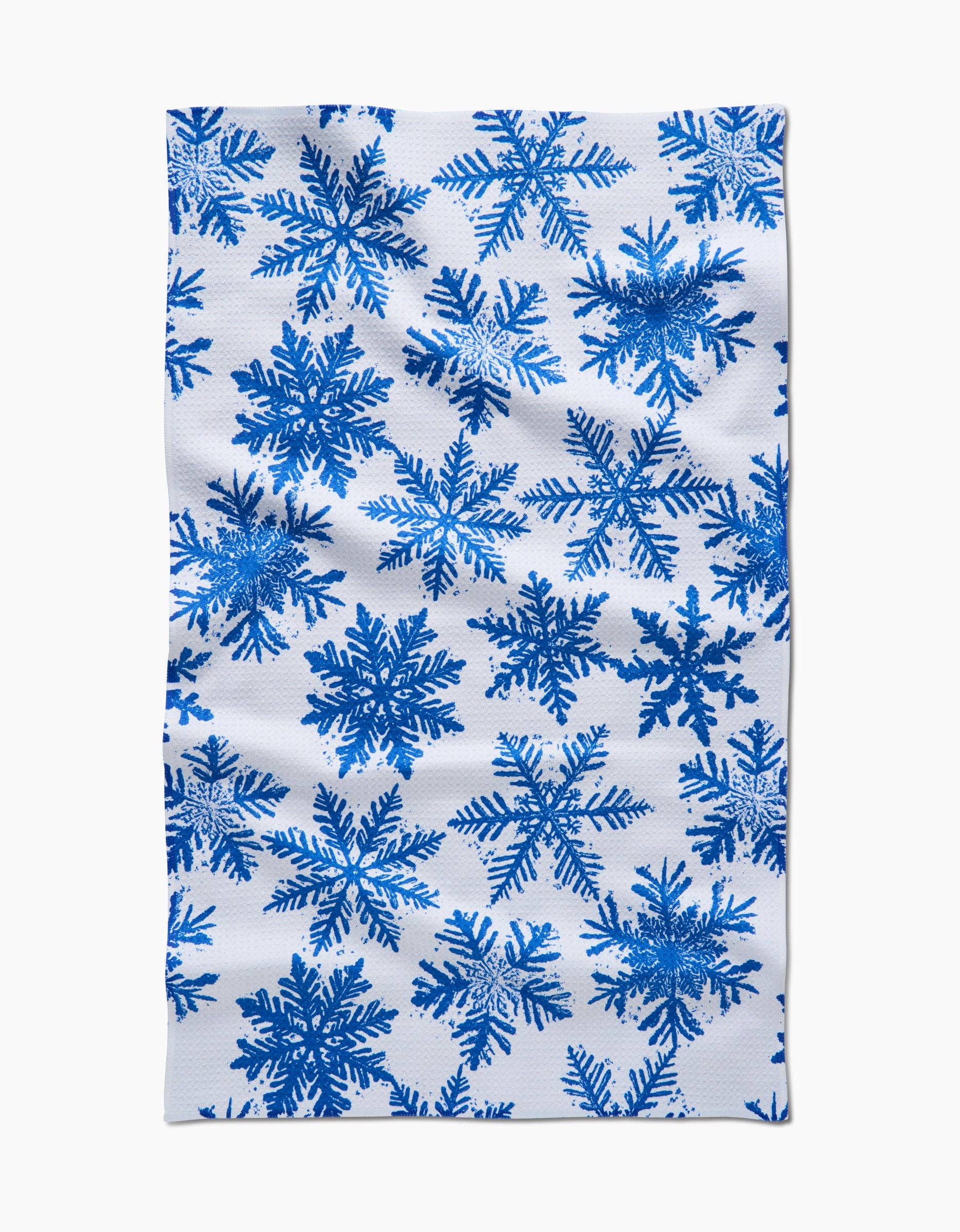 Snowy Days Blue Tea Towel