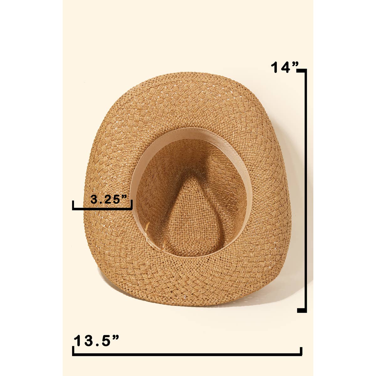 Straw Braid Cowrie Shell Strap Fedora Hat