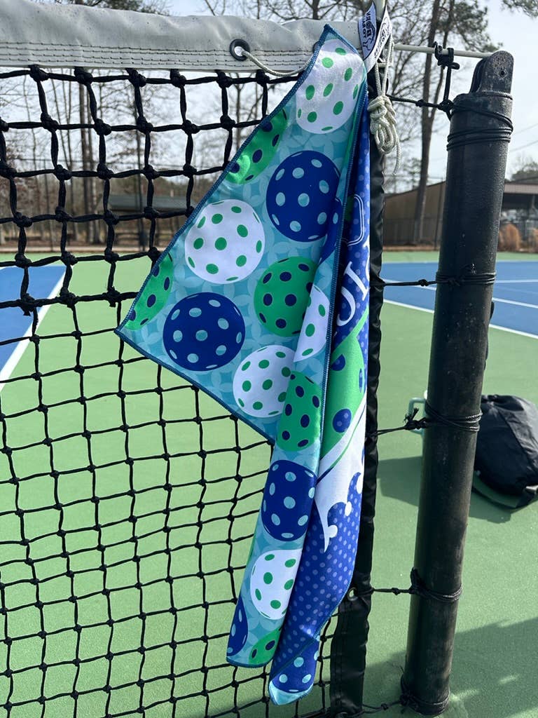 Pickleball King Double-Sided Microfiber Athletic Towel