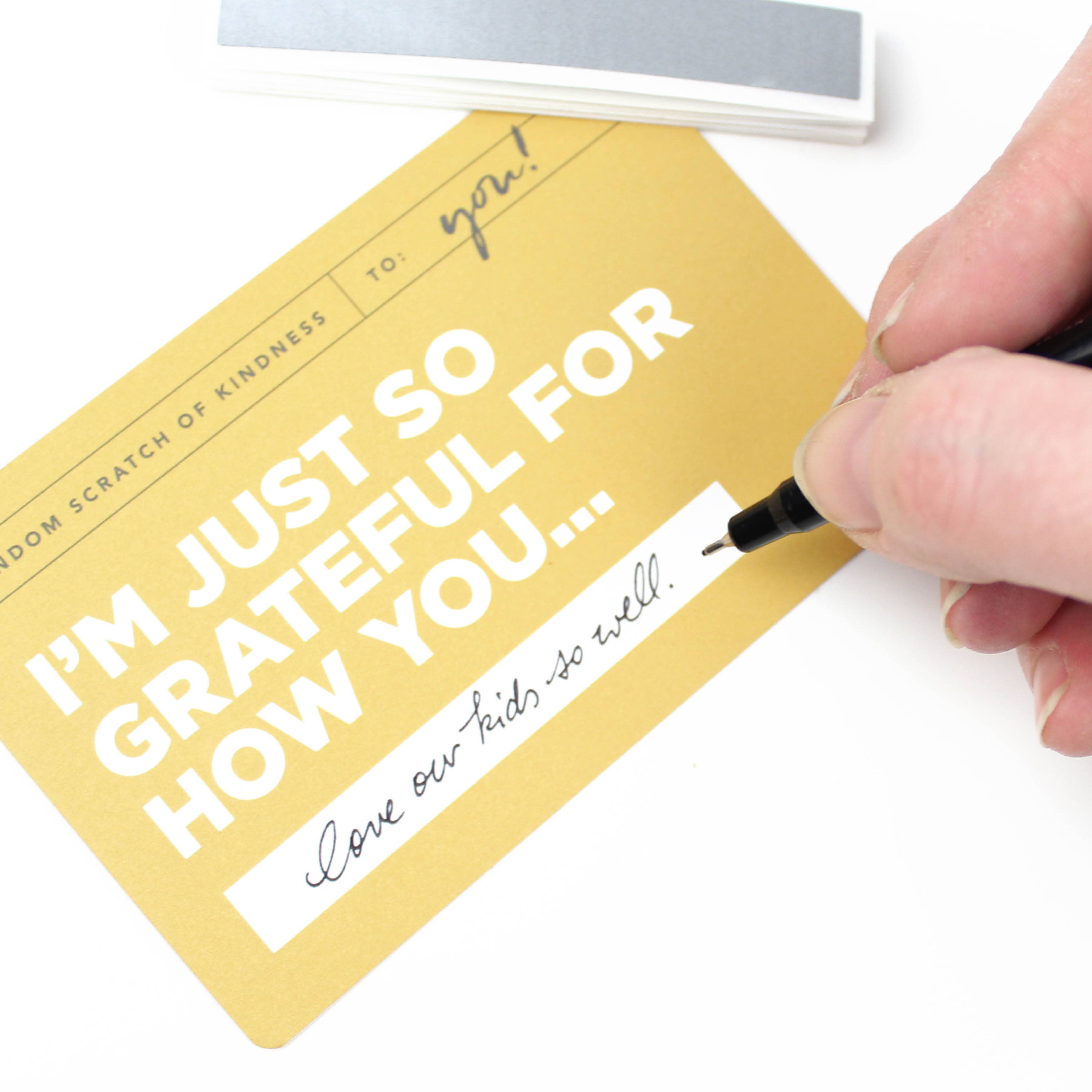 Scratch-off Mini Notes - Random Scratch of Kindness