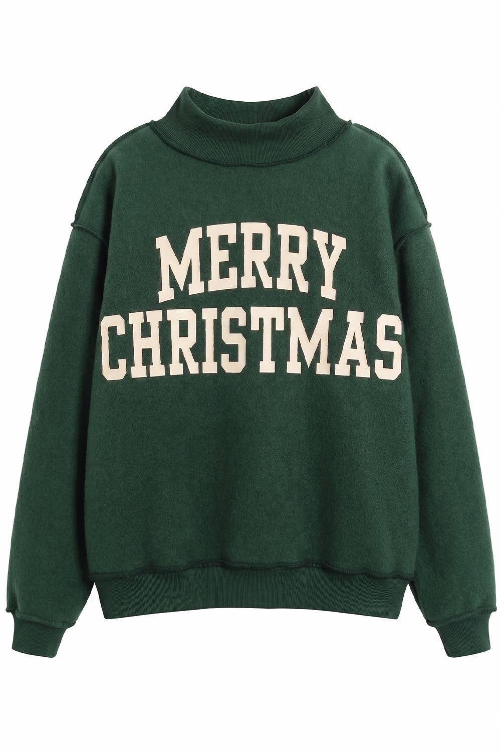 DECK THE HALLS Reversible Mock-Neck