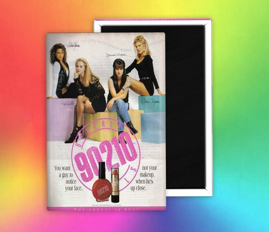 90210 Make Up Ad Fridge Magnet