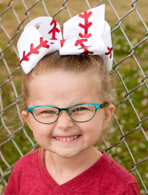 Baseball Hair Bow