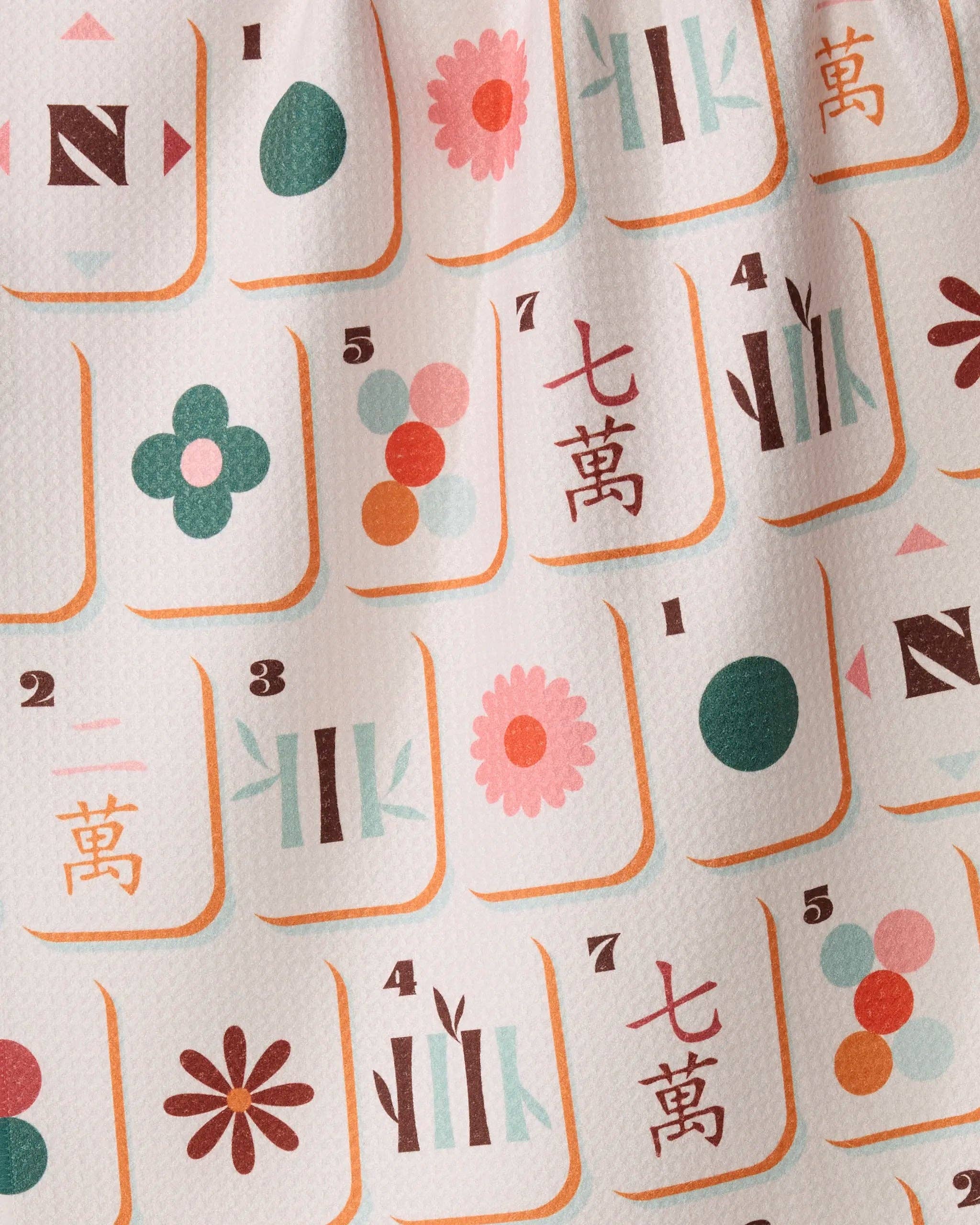 Cypress Tile Toss Tea Towel