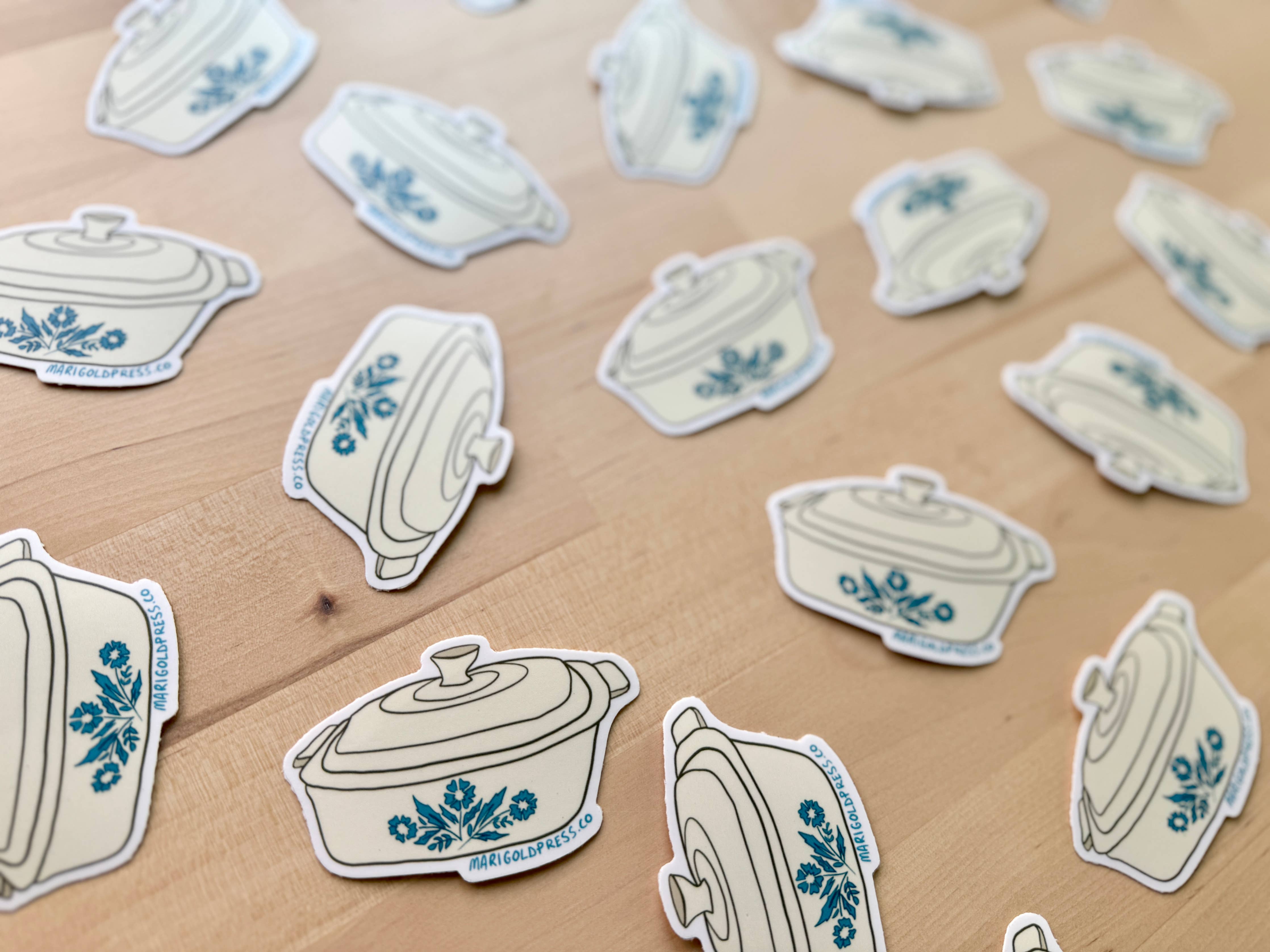 Vintage Corningware/Pyrex Sticker