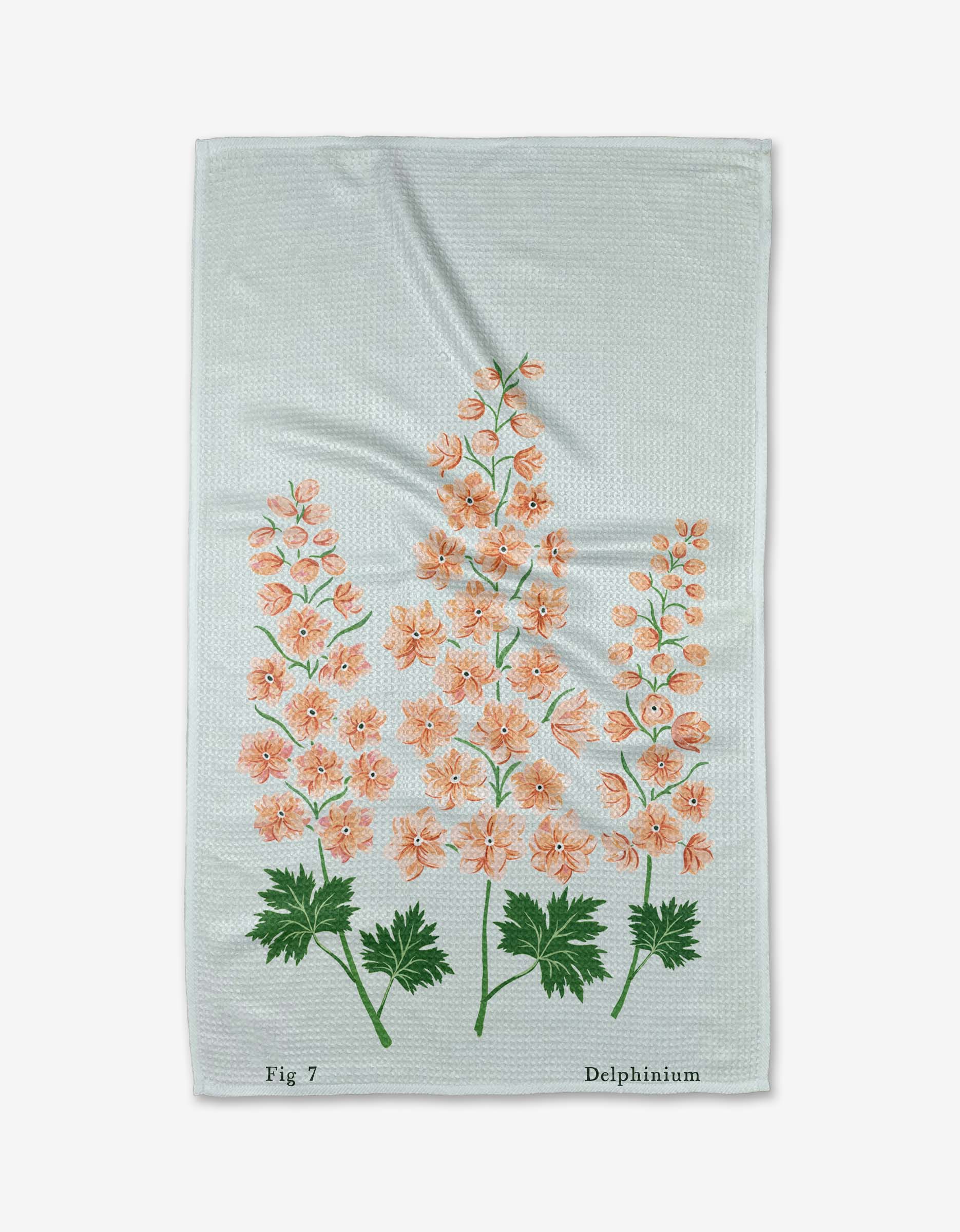 July Delphinium Tea Towel