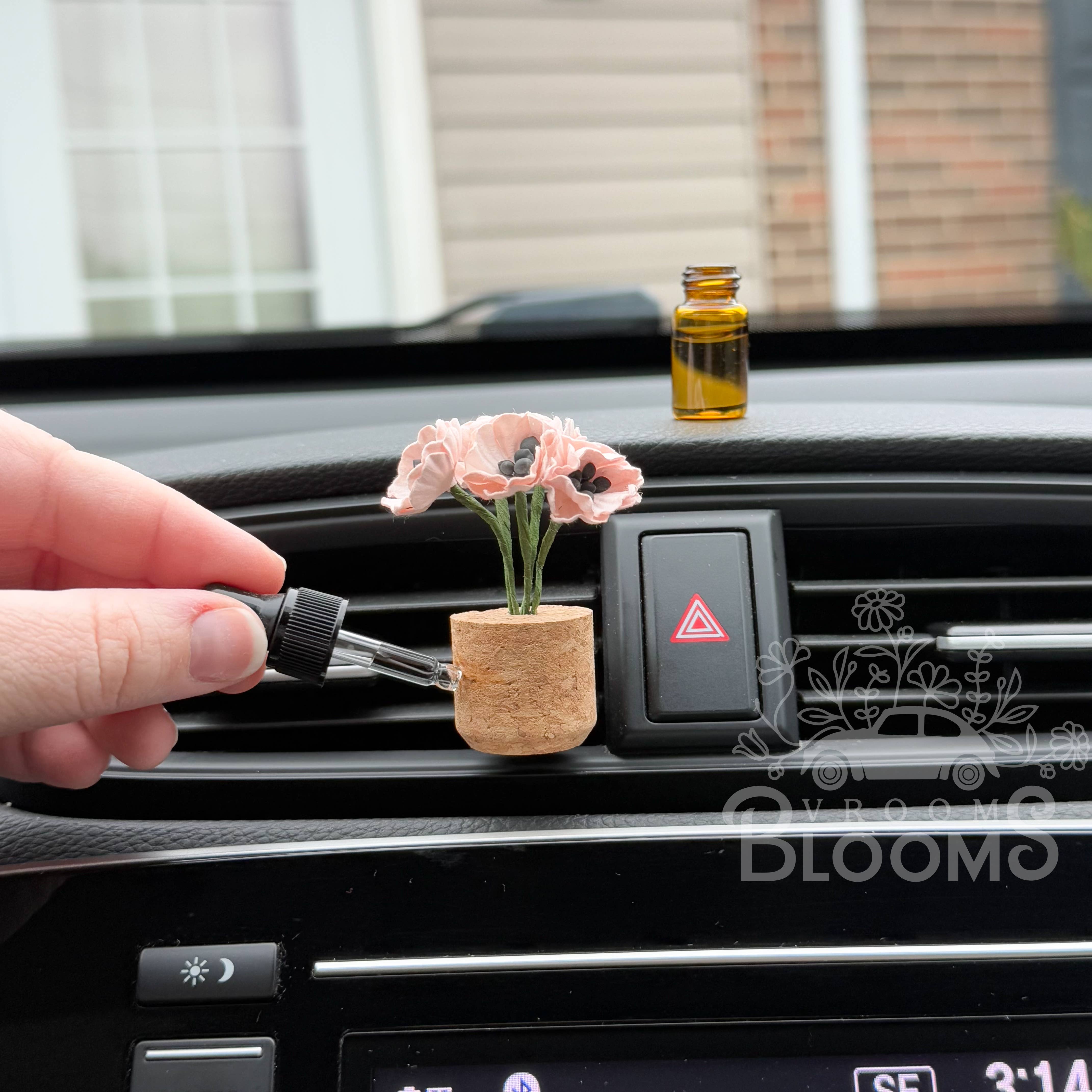 Plant Car Vent Clip Air Freshener Diffuser (Reusable)