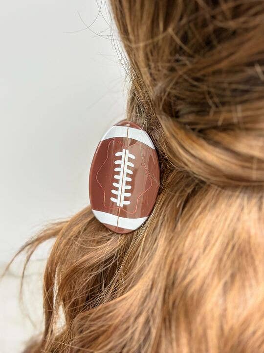 Sports Claw Clip - Football