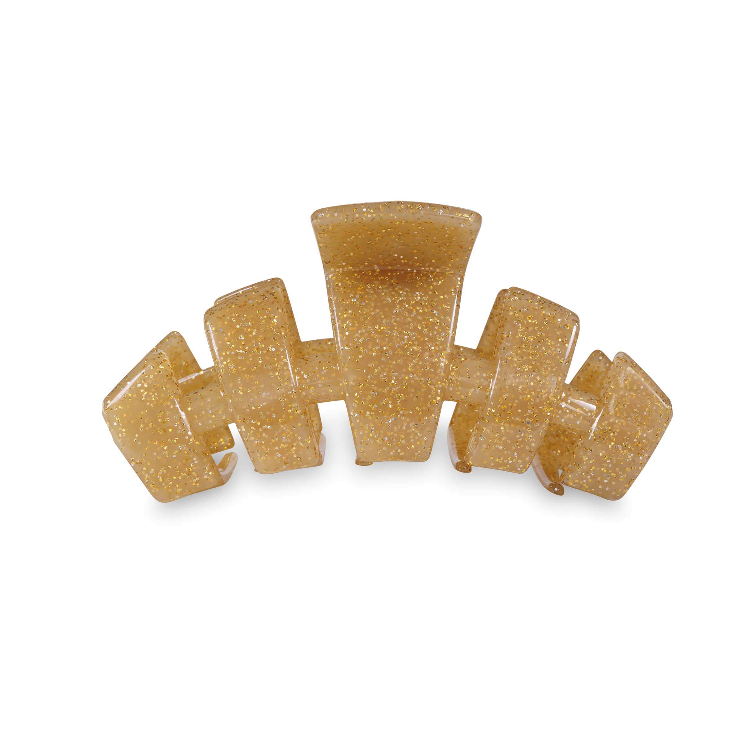 Classic Gold Glitter Large Hair Clip