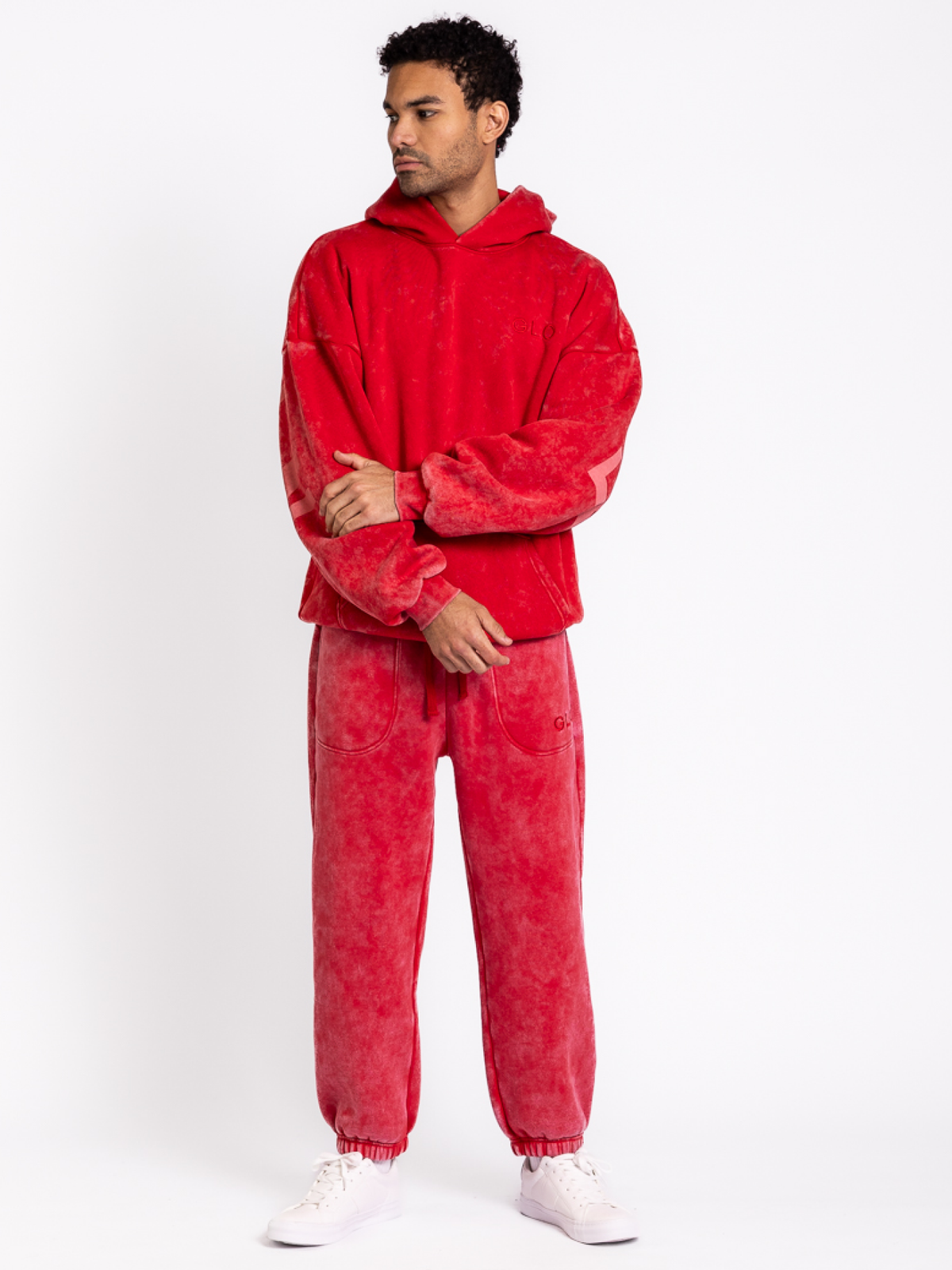 Kingdom Essential Hoodie - Snow Wash - True Red